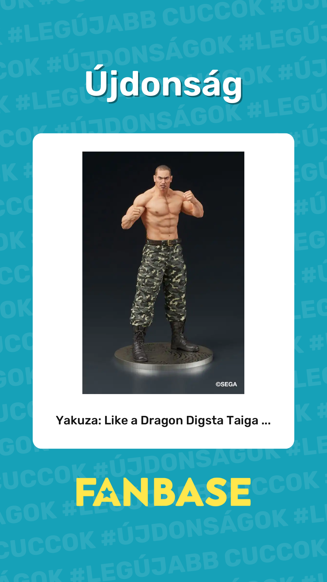 Újdonság: Yakuza: Like a Dragon Digsta Taiga ...