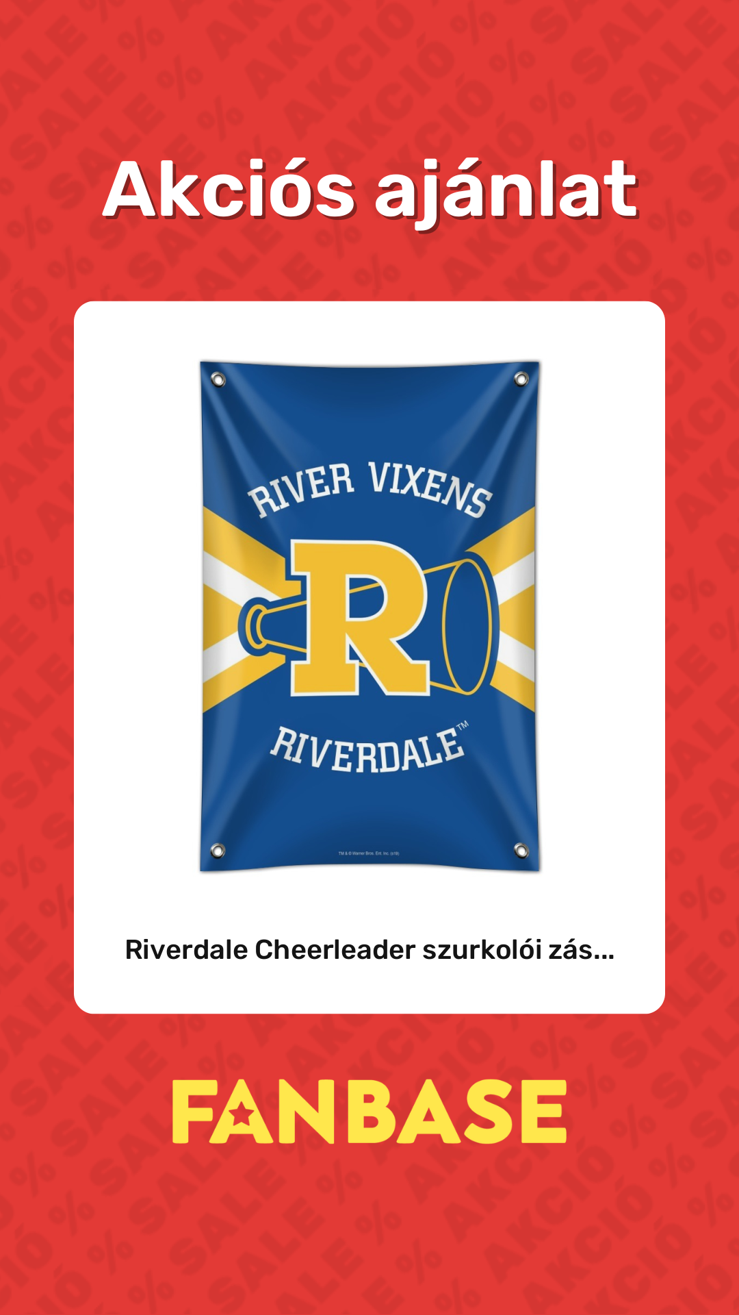 Akciós ajánlat: Riverdale Cheerleader szurkolói zás...