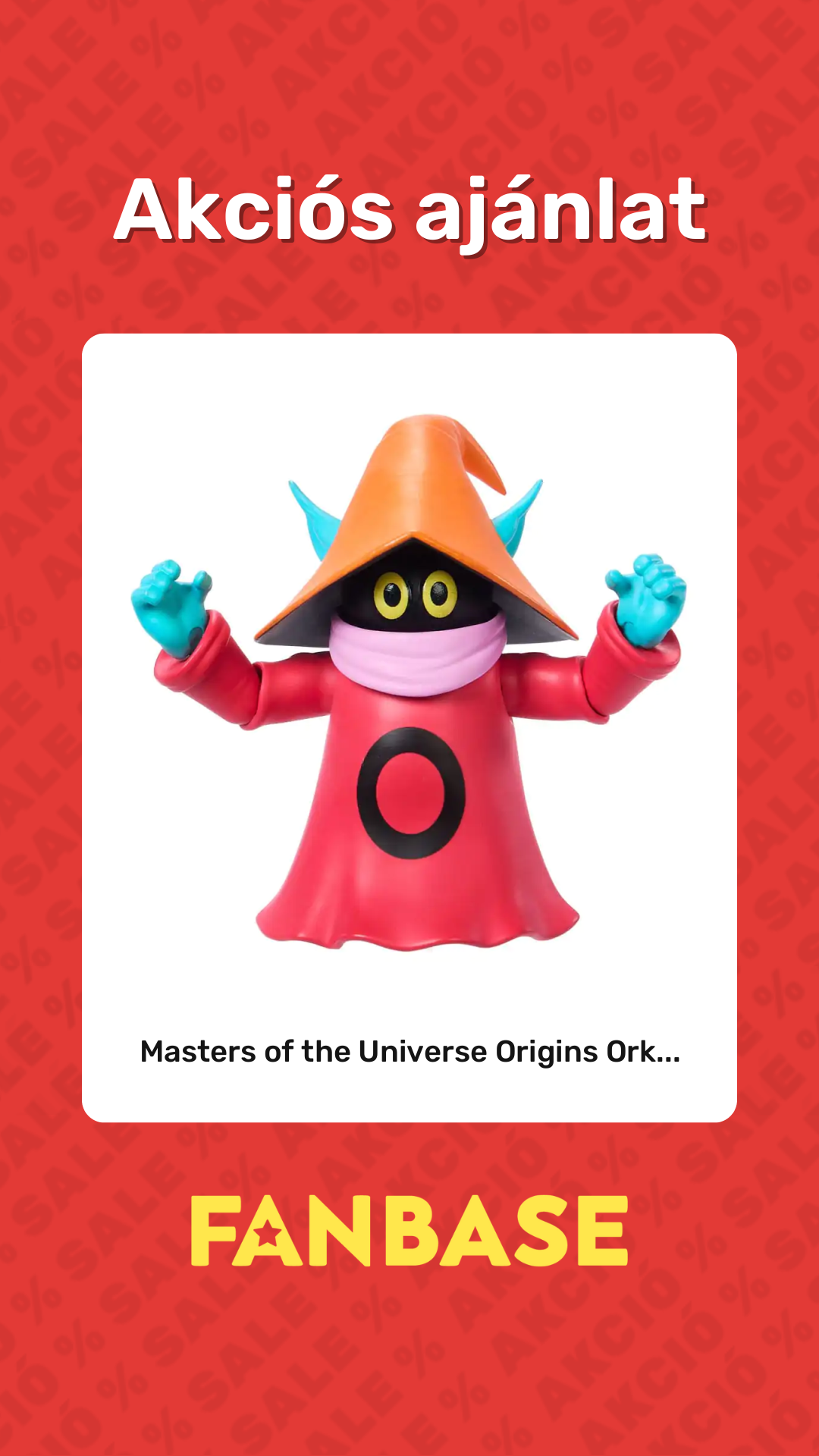 Akciós ajánlat: Masters of the Universe Origins Ork...