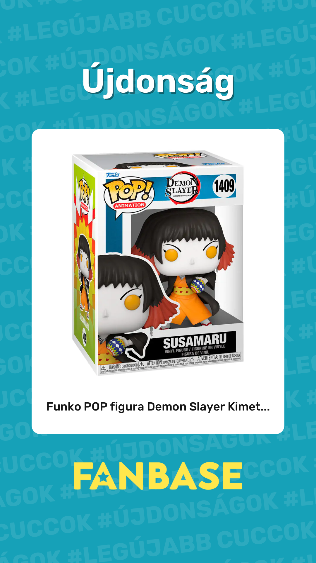 Újdonság: Funko POP figura Demon Slayer Kimet...