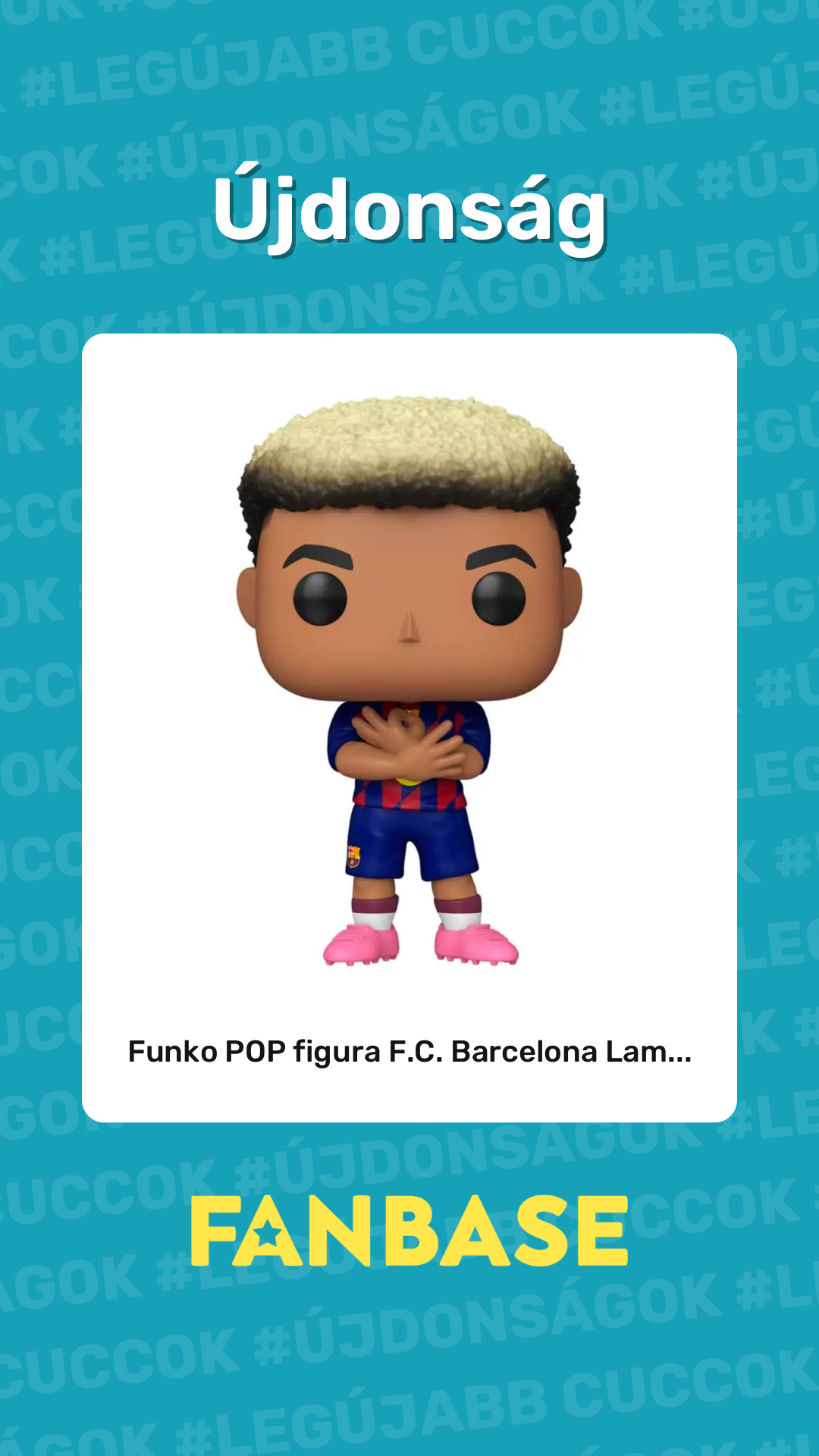 Újdonság: Funko POP figura F.C. Barcelona Lam...