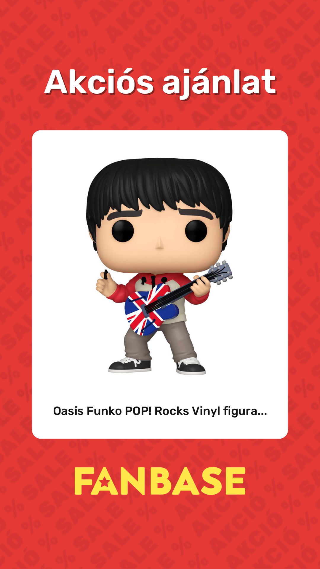 Akciós ajánlat: Oasis Funko POP! Rocks Vinyl figura...