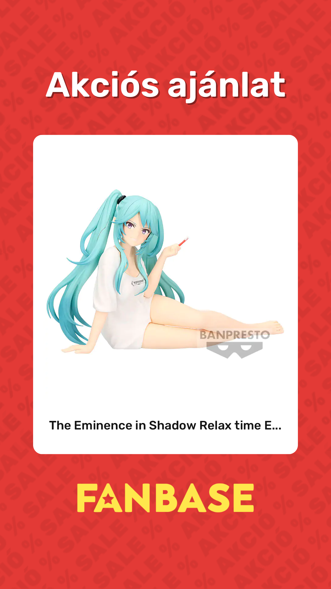 Akciós ajánlat: The Eminence in Shadow Relax time E...