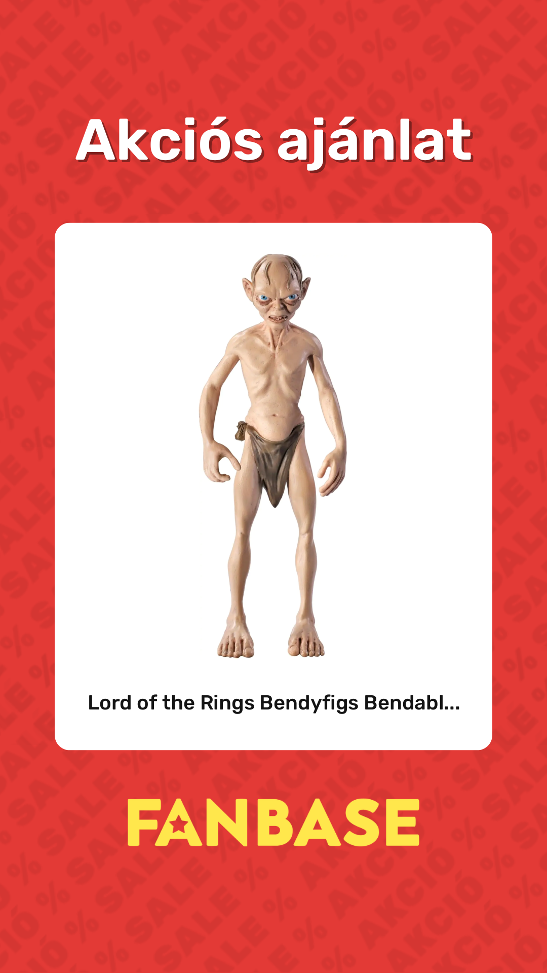 Akciós ajánlat: Lord of the Rings Bendyfigs Bendabl...