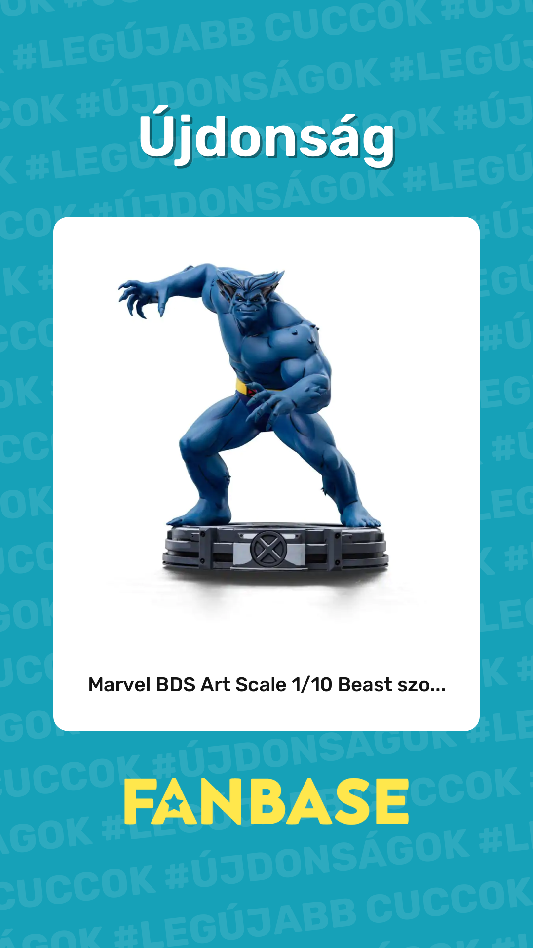 Újdonság: Marvel BDS Art Scale 1/10 Beast szo...