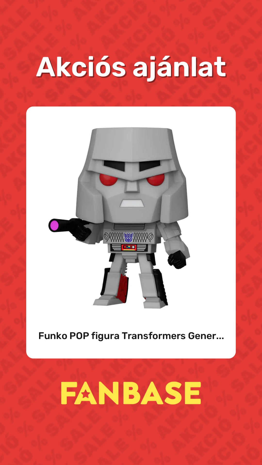 Akciós ajánlat: Funko POP figura Transformers Gener...