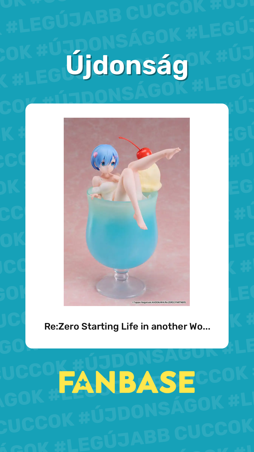 Újdonság: Re:Zero Starting Life in another Wo...