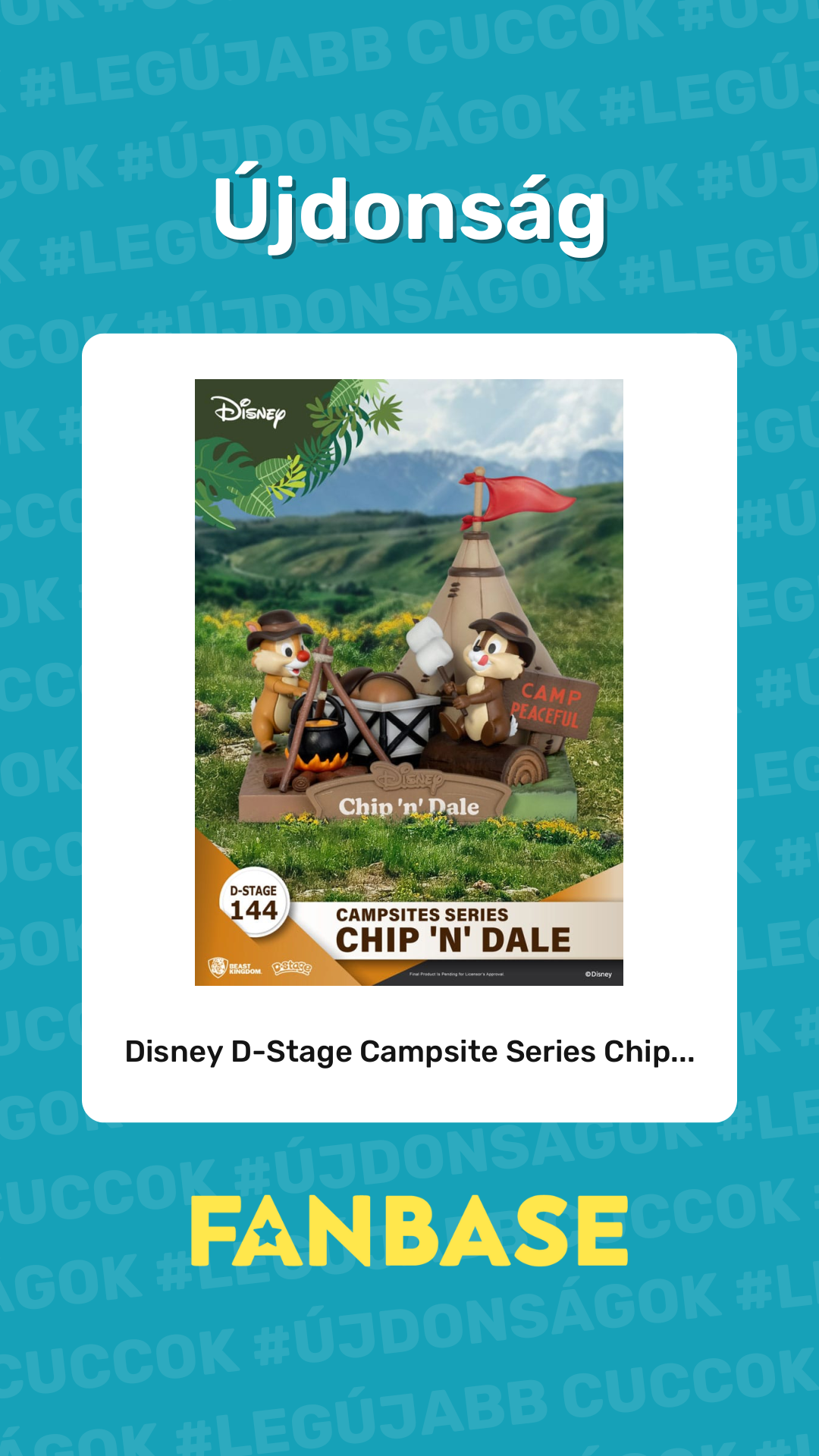 Újdonság: Disney D-Stage Campsite Series Chip...