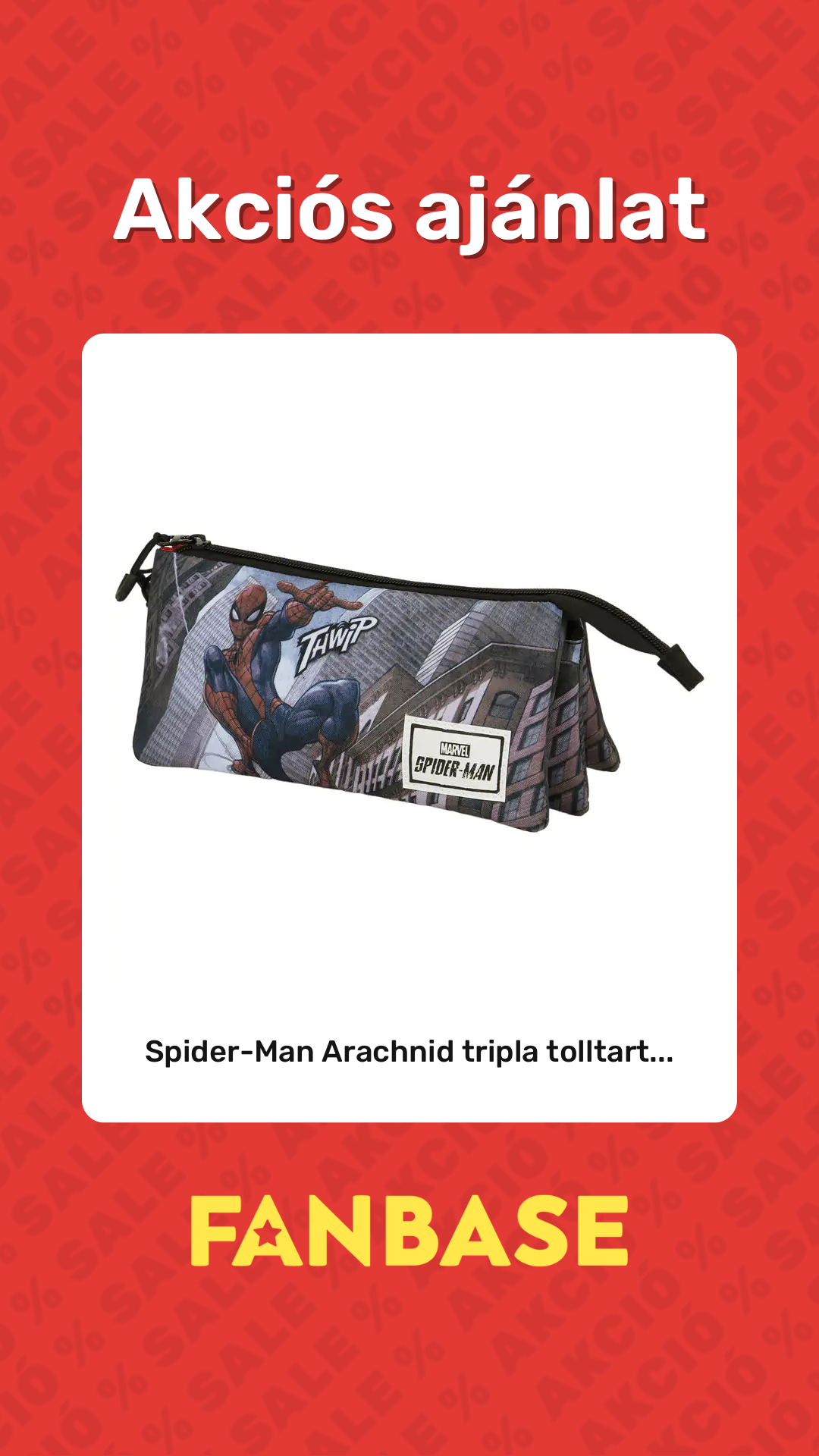 Akciós ajánlat: Spider-Man Arachnid tripla tolltart...