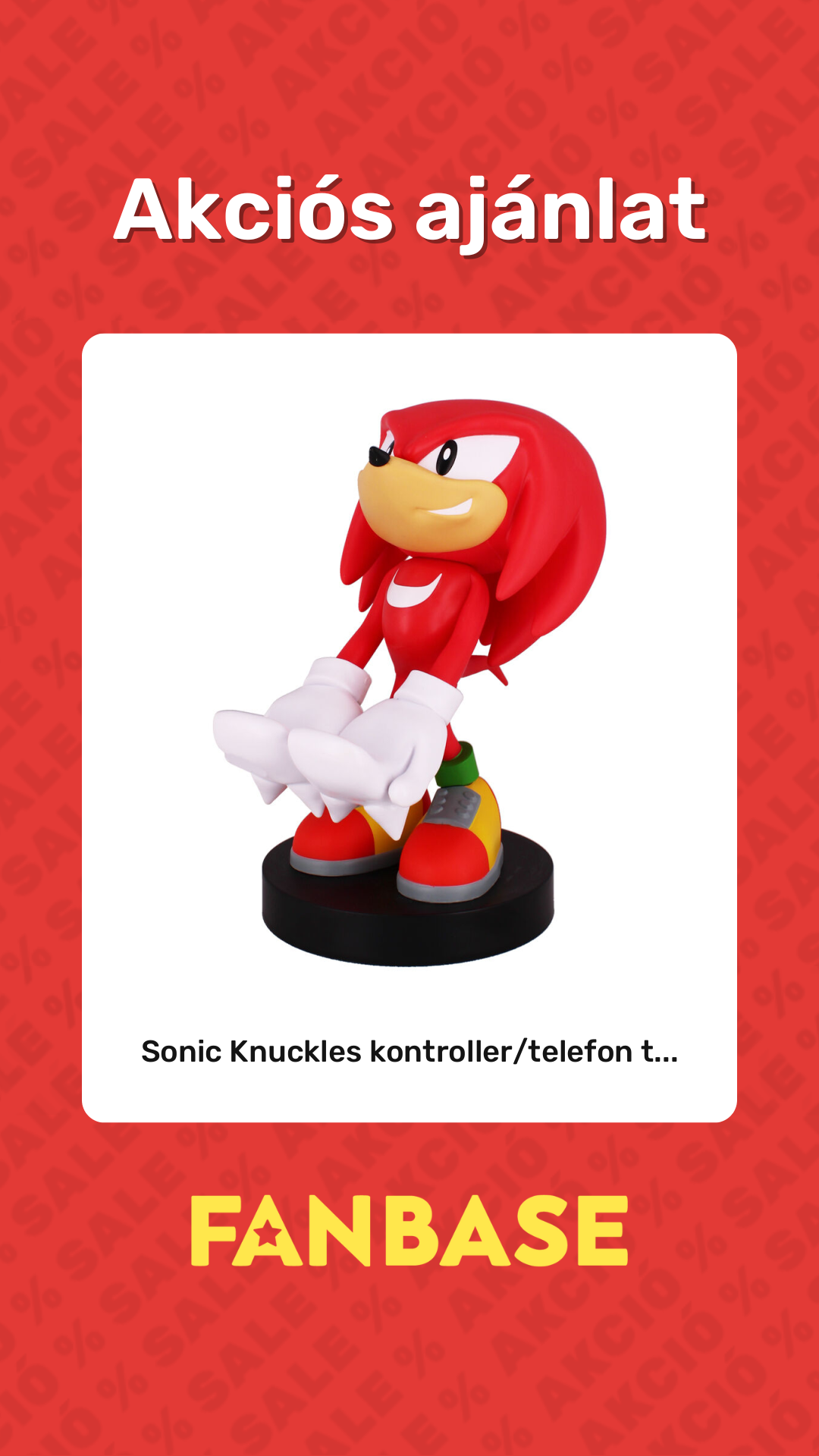 Akciós ajánlat: Sonic Knuckles kontroller/telefon t...