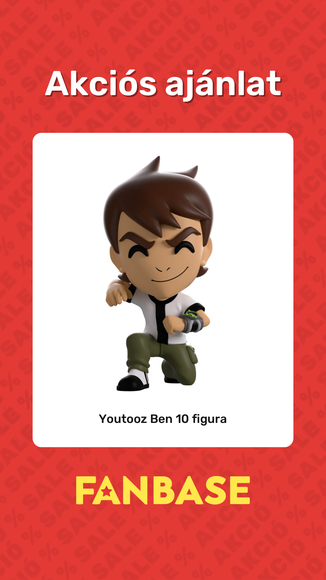 Akciós ajánlat: Youtooz Ben 10 figura