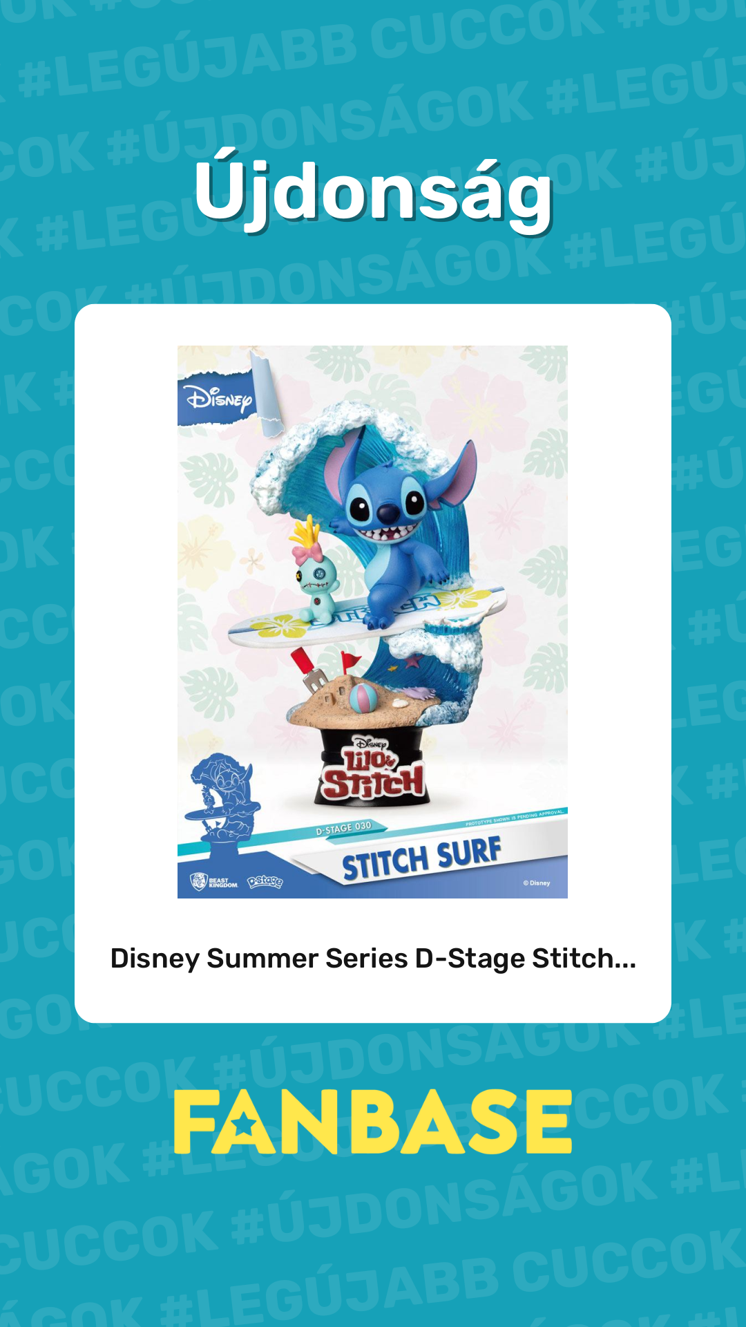 Újdonság: Disney Summer Series D-Stage Stitch...