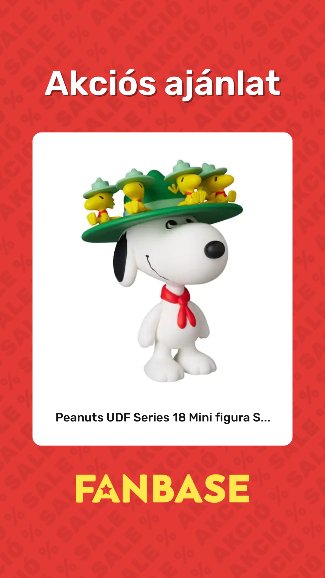 Akciós ajánlat: Peanuts UDF Series 18 Mini figura S...