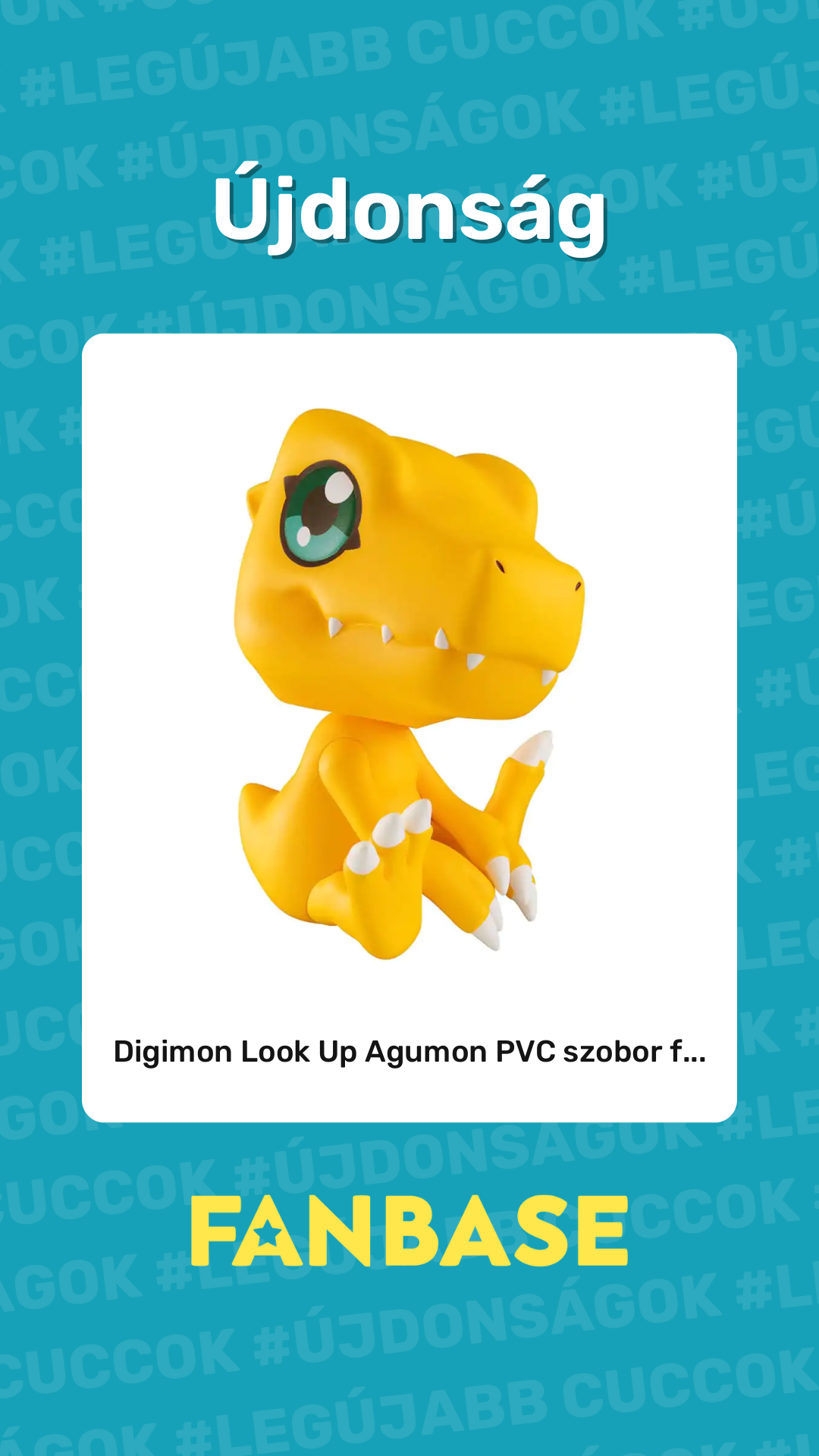Újdonság: Digimon Look Up Agumon PVC szobor f...