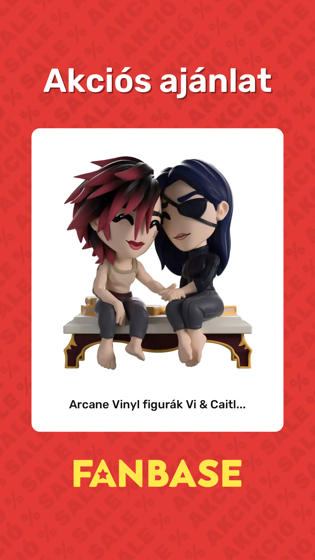 Akciós ajánlat: Arcane Vinyl figurák Vi & Caitl...