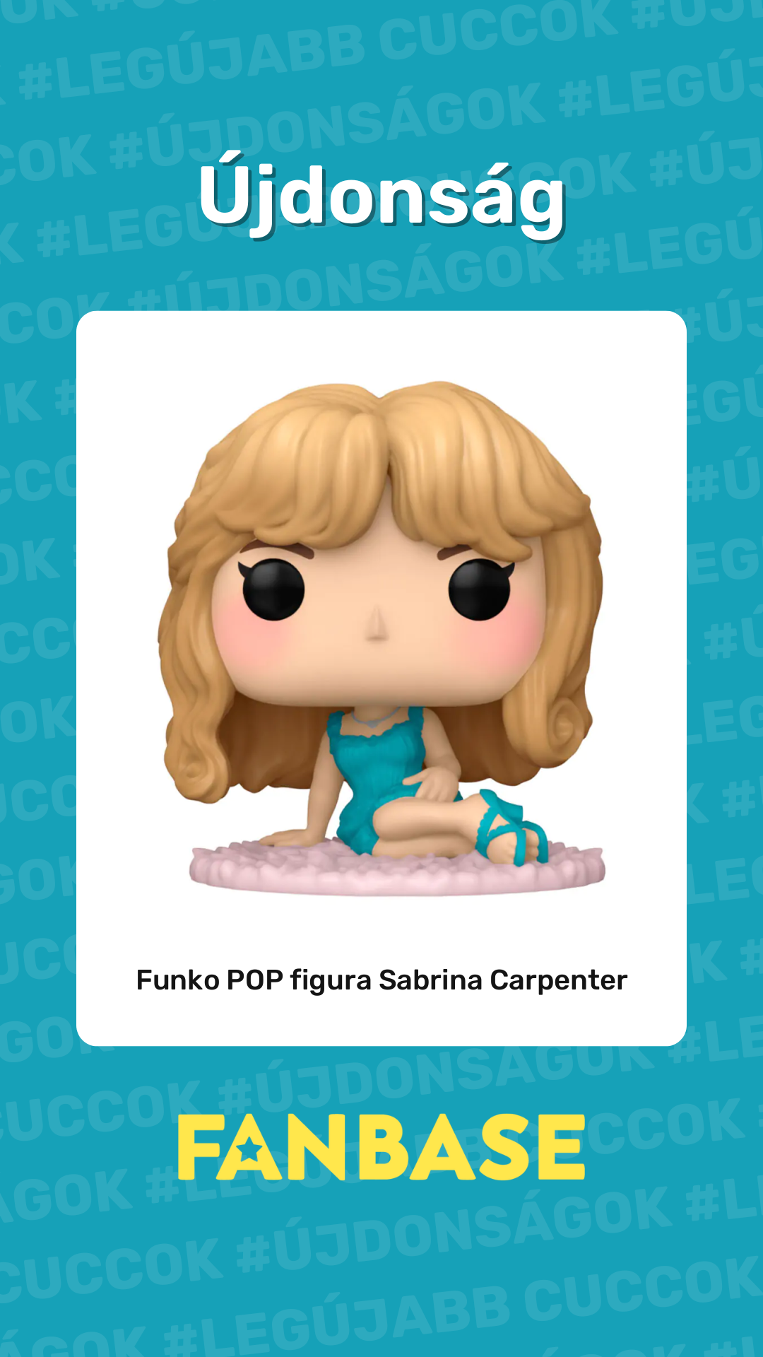 Újdonság: Funko POP figura Sabrina Carpenter