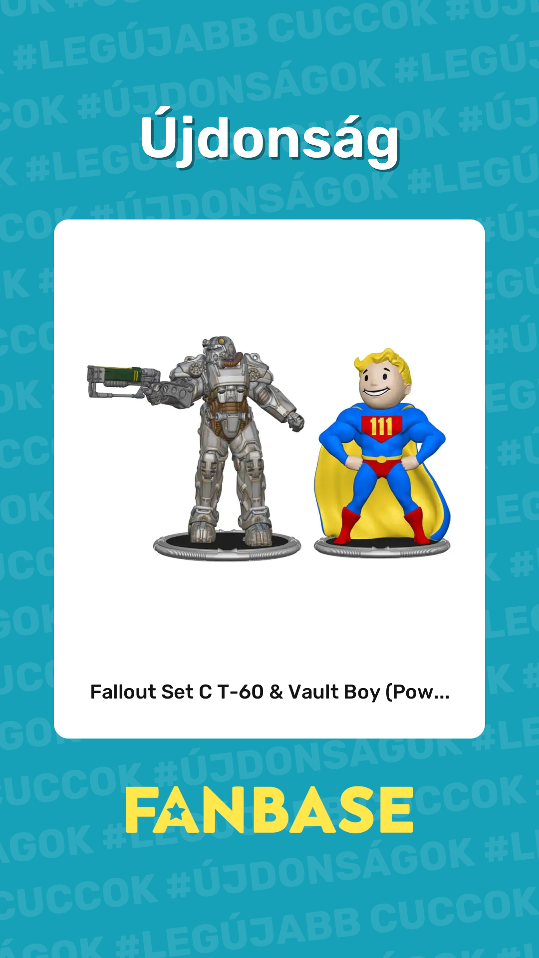 Újdonság: Fallout Set C T-60 & Vault Boy (Pow...
