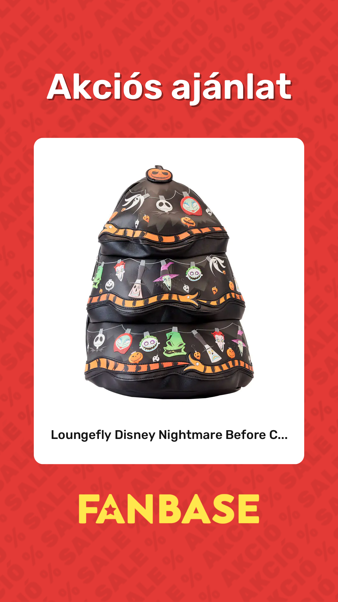 Akciós ajánlat: Loungefly Disney Nightmare Before C...