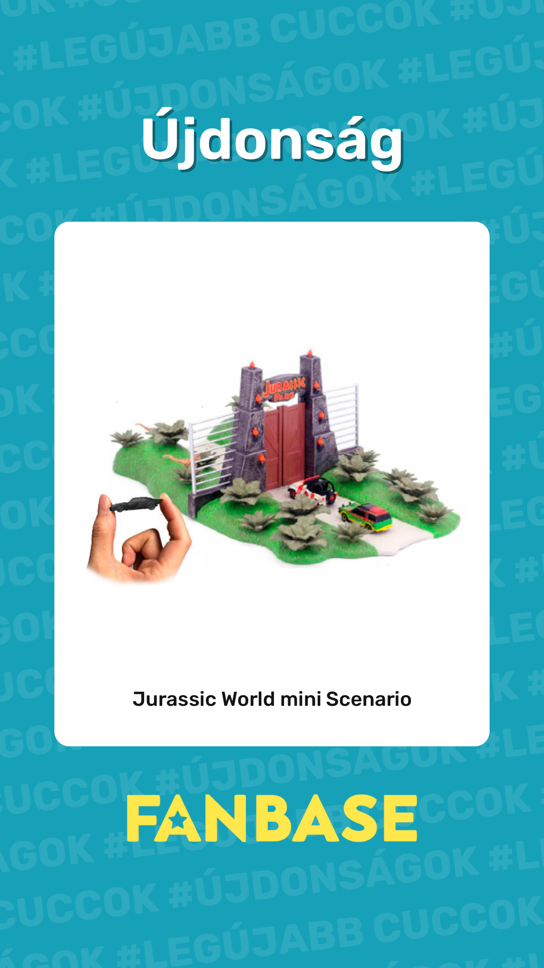 Újdonság: Jurassic World mini Scenario