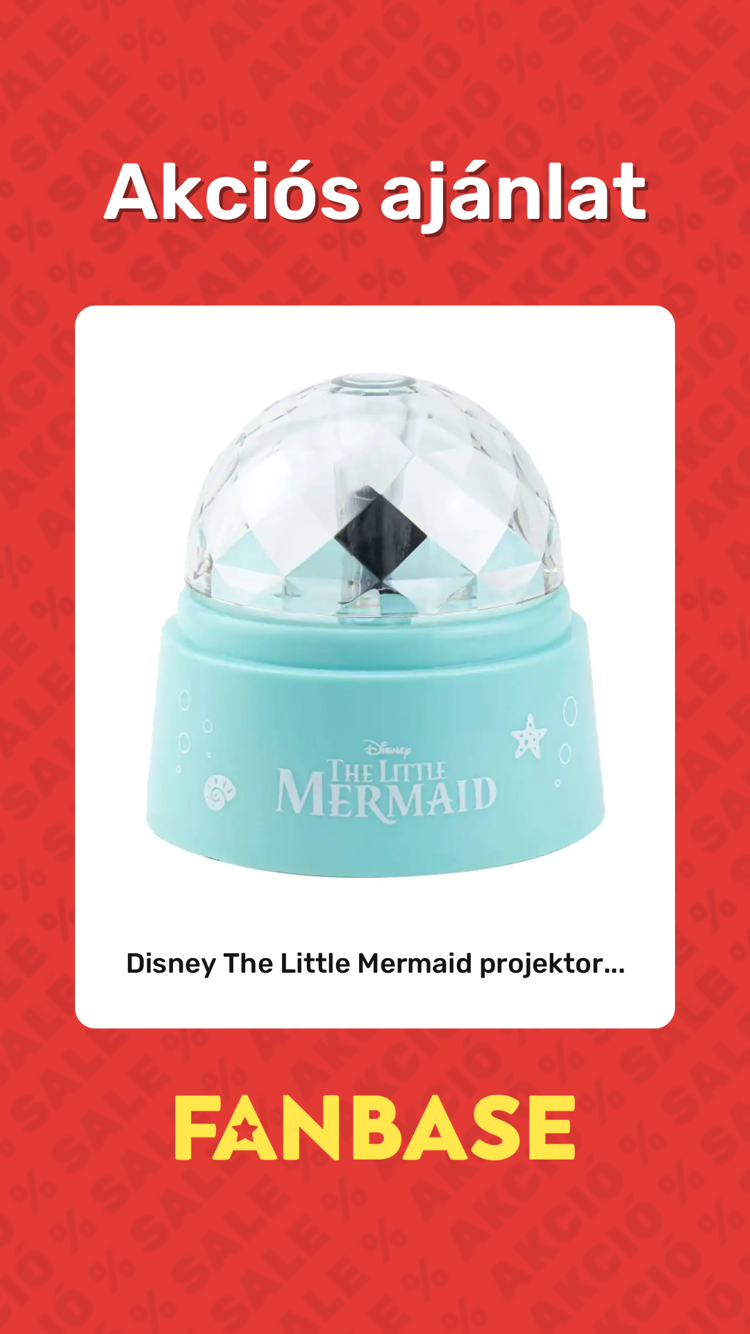 Akciós ajánlat: Disney The Little Mermaid projektor...