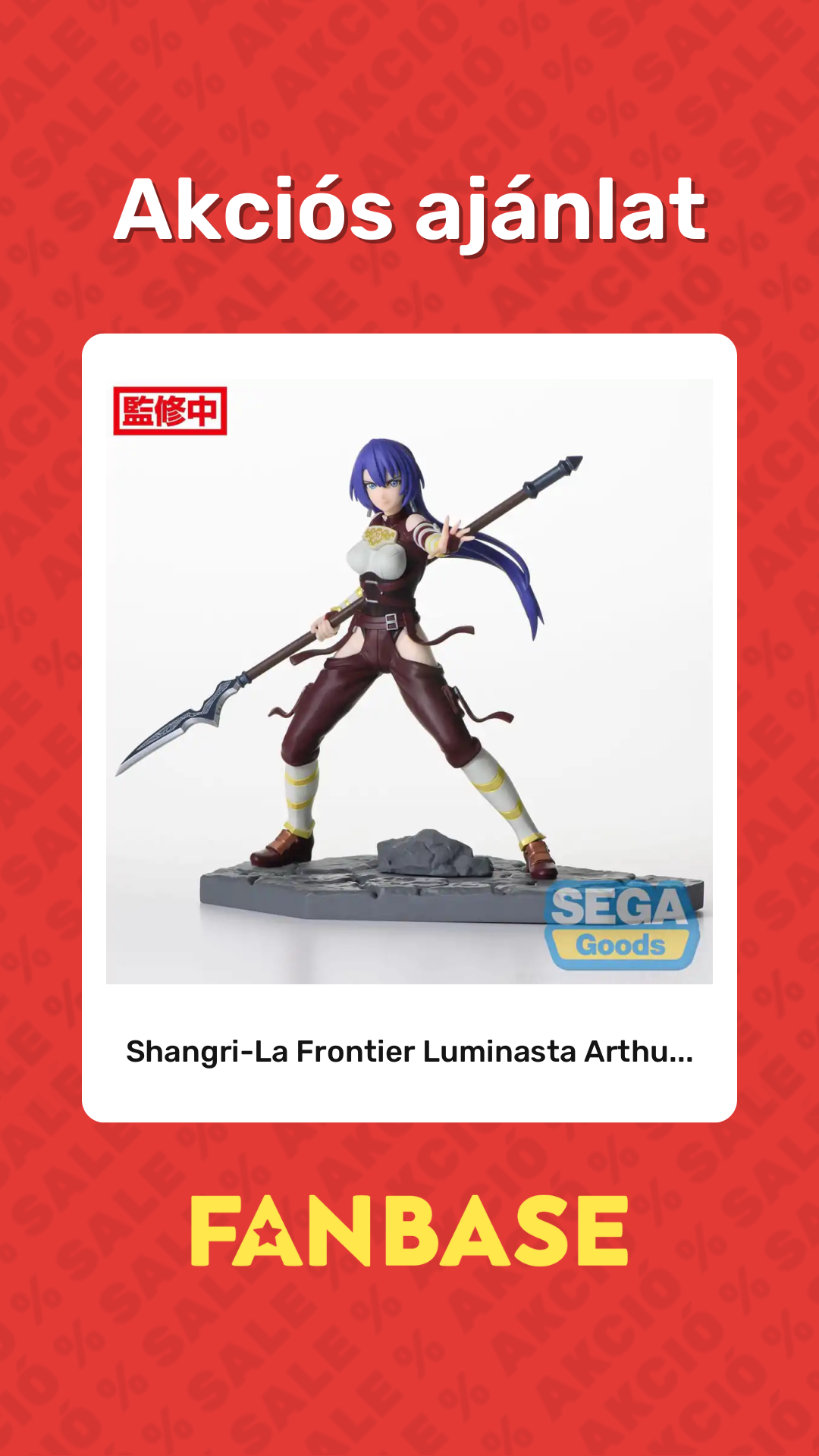 Akciós ajánlat: Shangri-La Frontier Luminasta Arthu...
