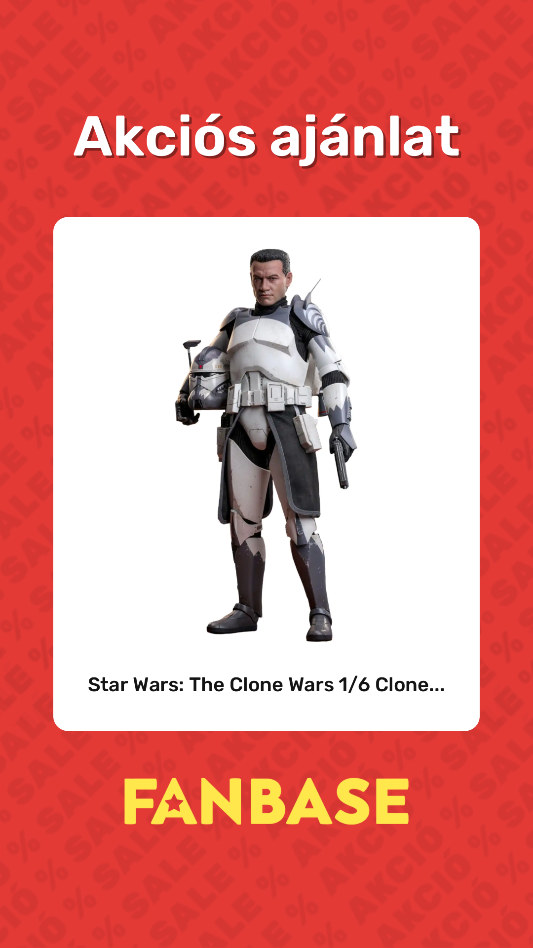 Akciós ajánlat: Star Wars: The Clone Wars 1/6 Clone...