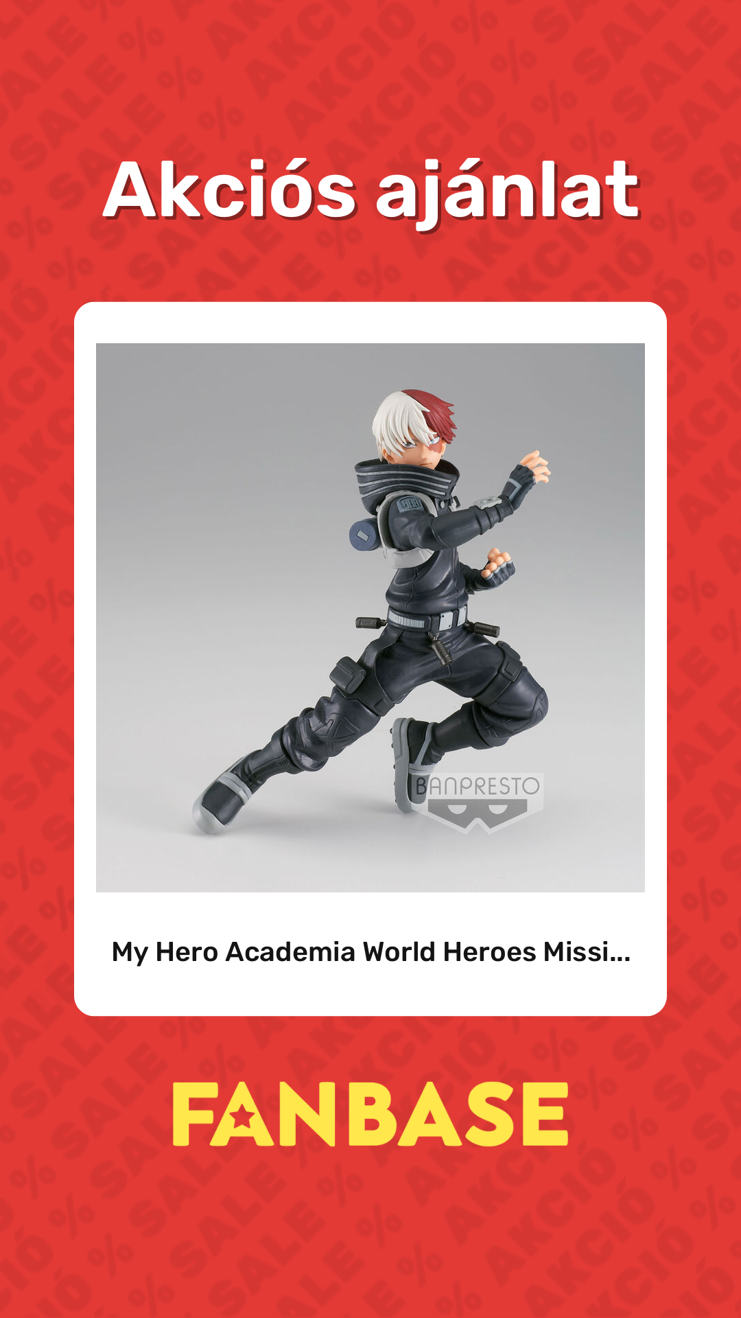Akciós ajánlat: My Hero Academia World Heroes Missi...