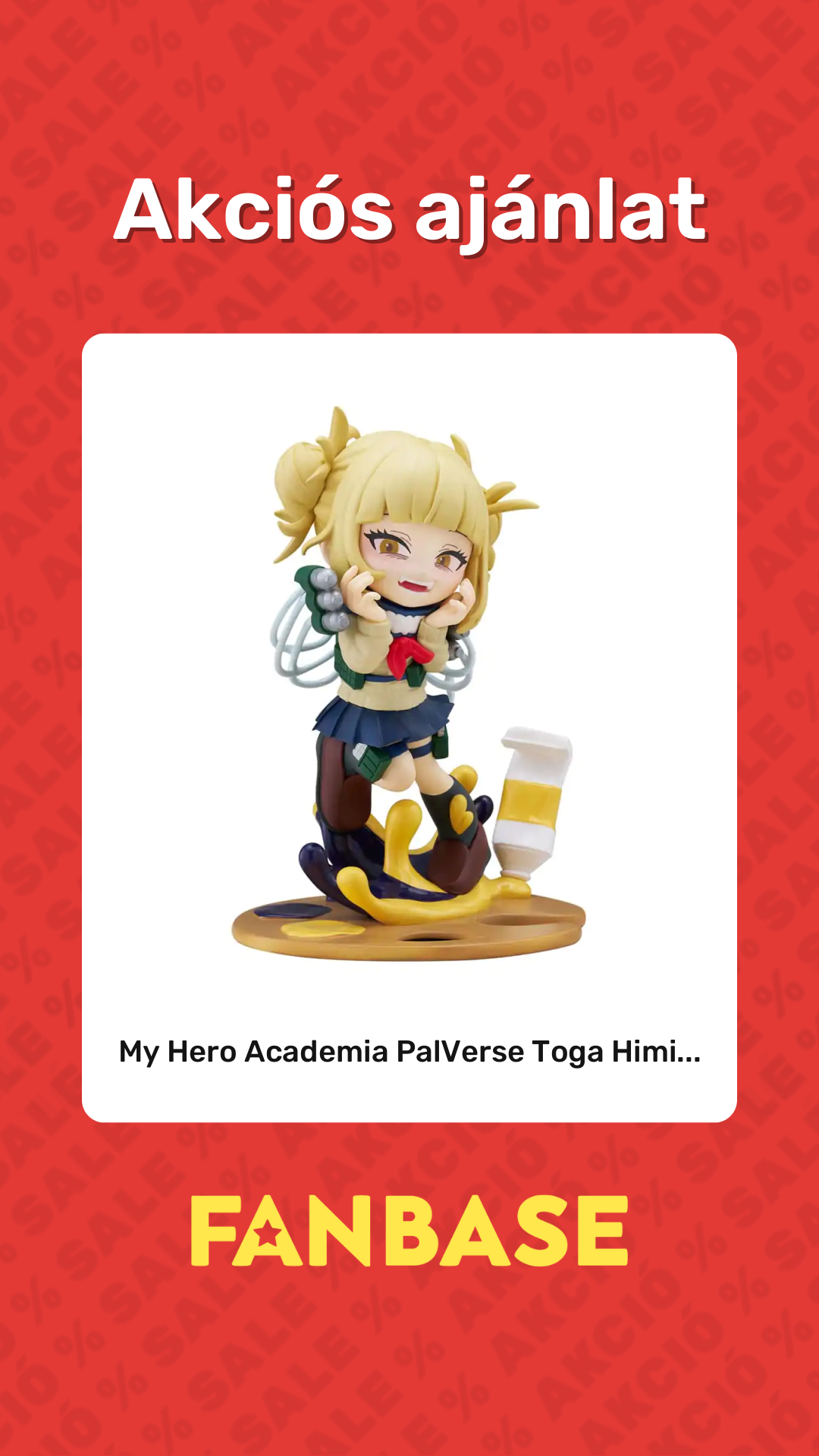 Akciós ajánlat: My Hero Academia PalVerse Toga Himi...