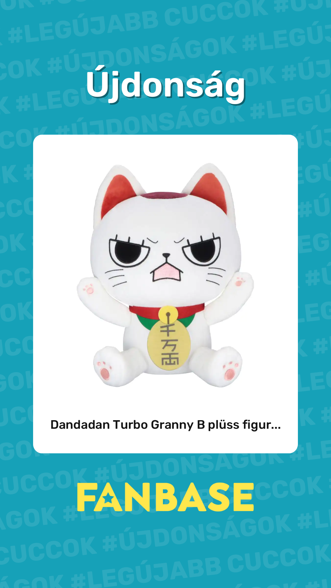 Újdonság: Dandadan Turbo Granny B plüss figur...