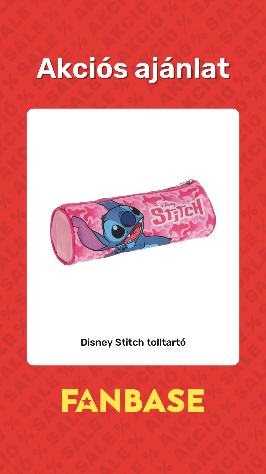 Akciós ajánlat: Disney Stitch tolltartó