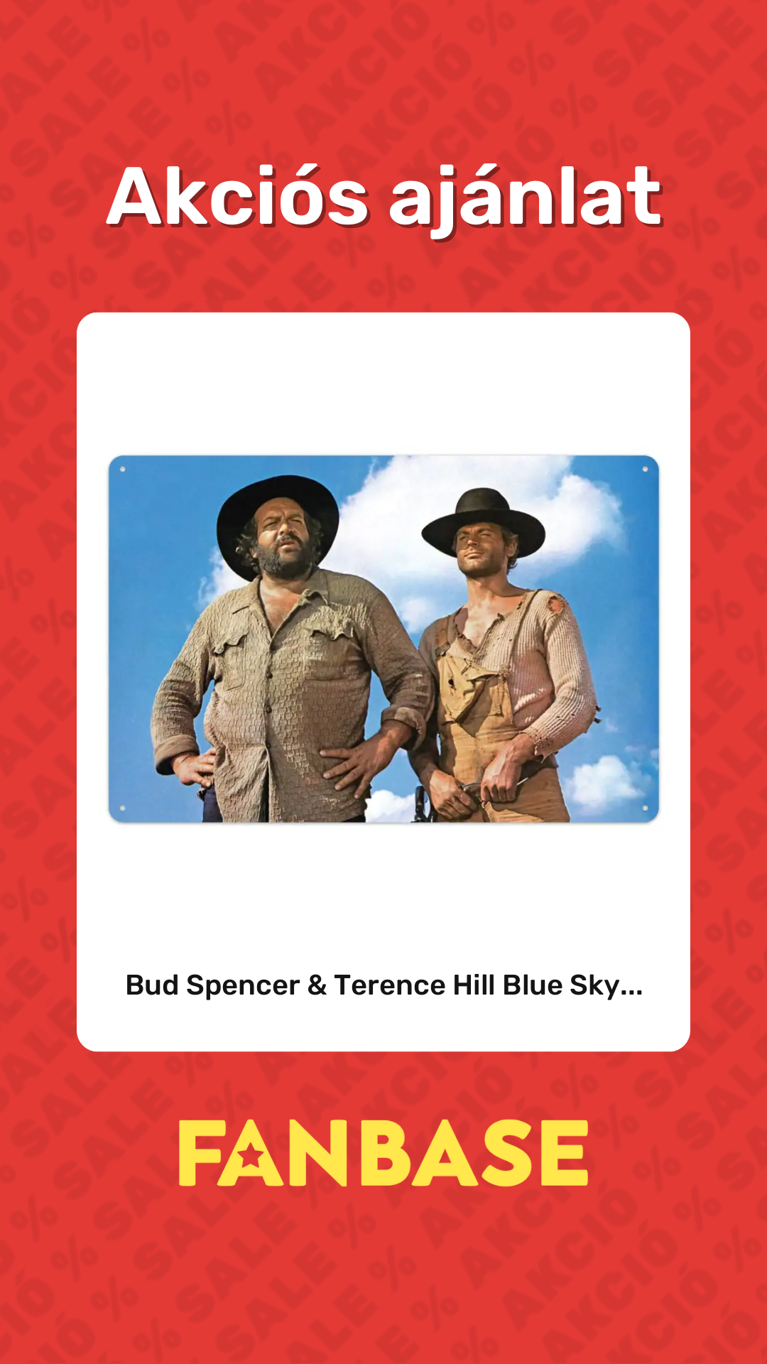 Akciós ajánlat: Bud Spencer & Terence Hill Blue Sky...