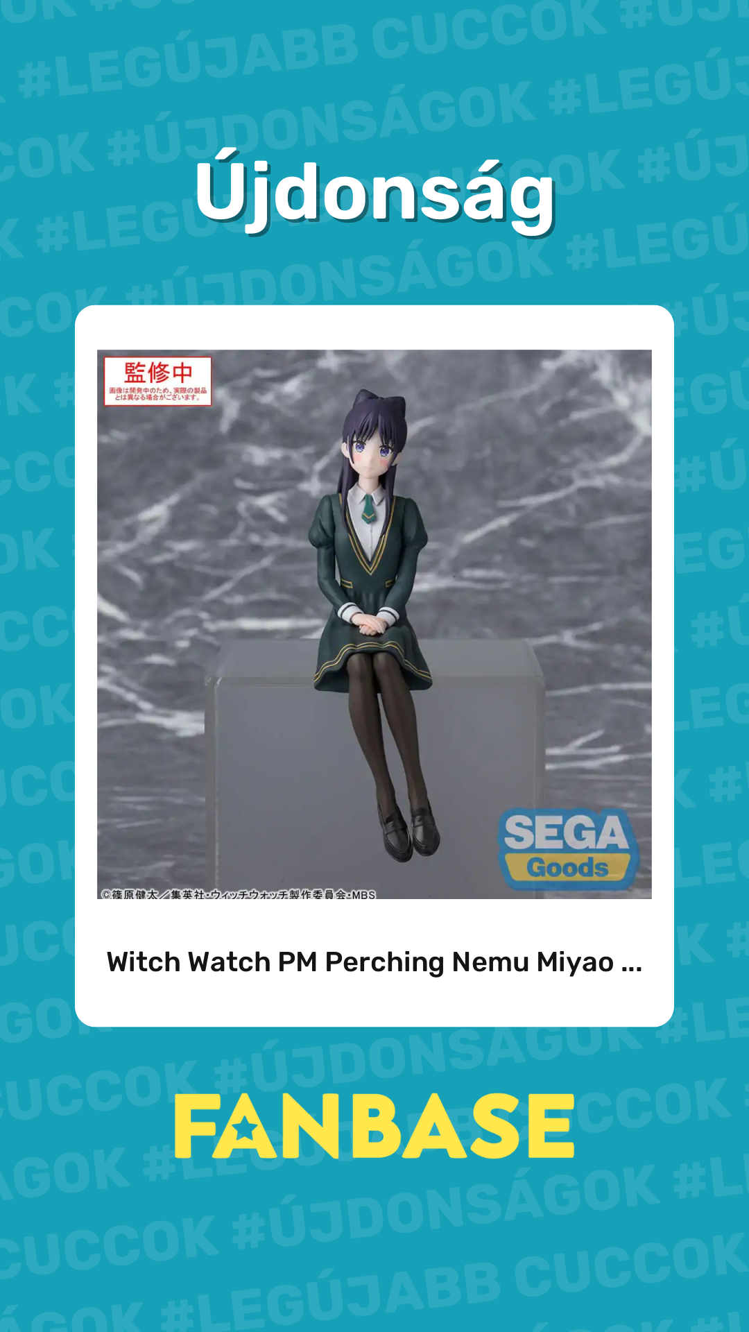 Újdonság: Witch Watch PM Perching Nemu Miyao ...