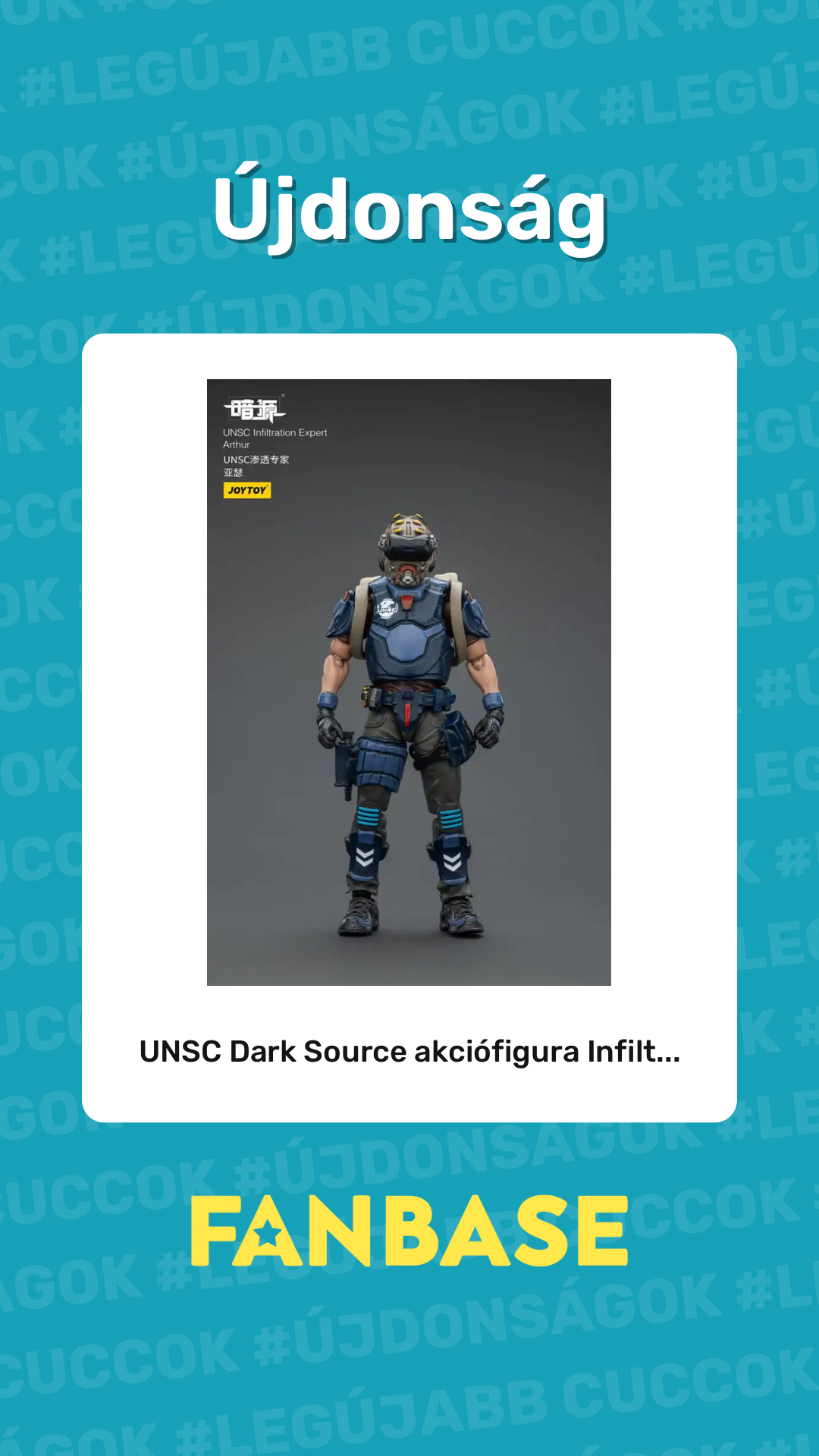 Újdonság: UNSC Dark Source akciófigura Infilt...