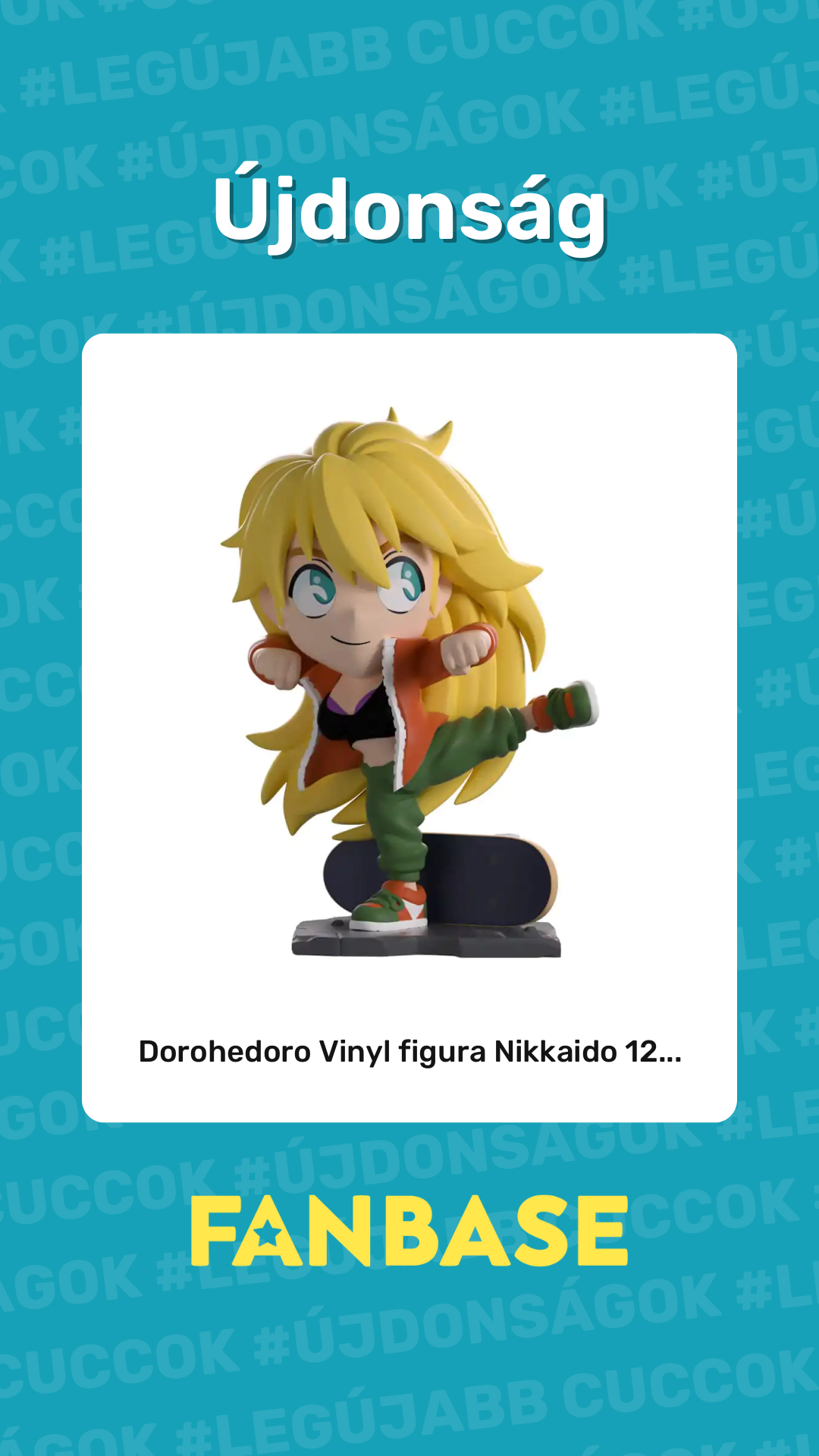 Újdonság: Dorohedoro Vinyl figura Nikkaido 12...