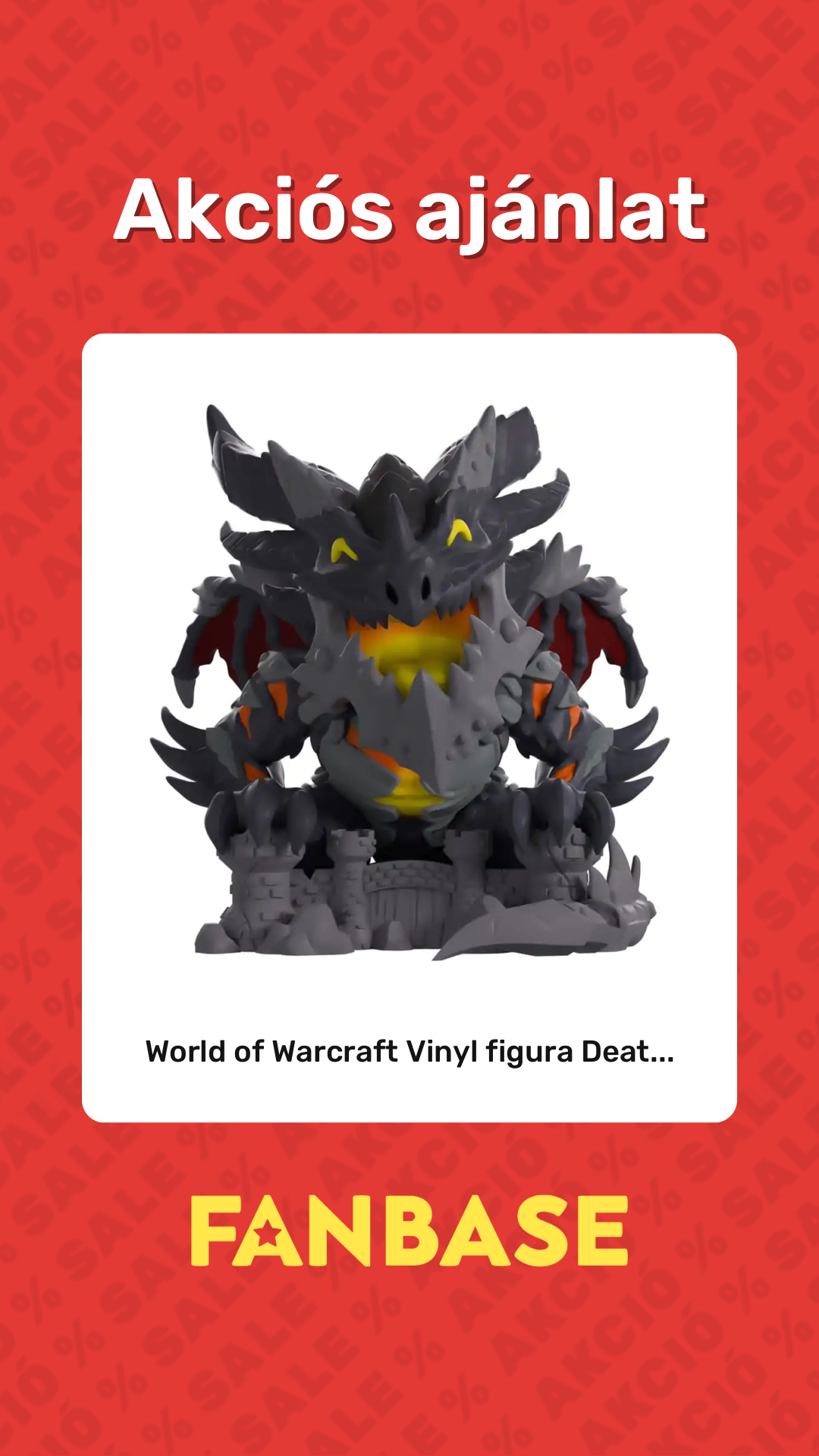 Akciós ajánlat: World of Warcraft Vinyl figura Deat...