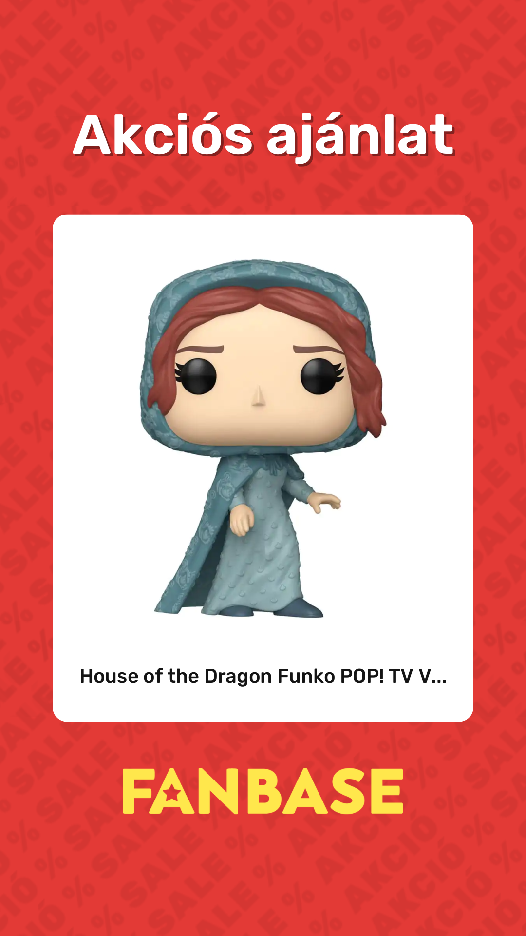 Akciós ajánlat: House of the Dragon Funko POP! TV V...