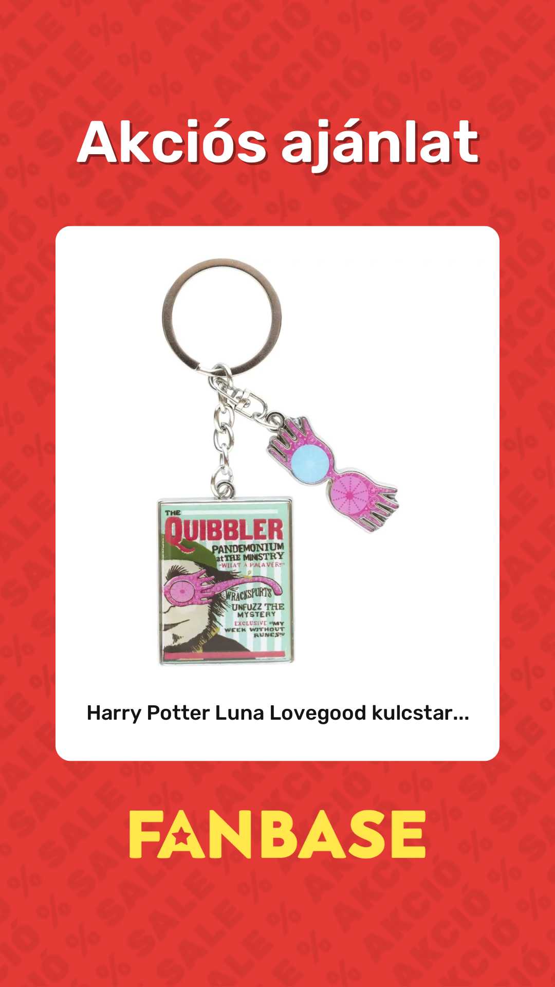 Akciós ajánlat: Harry Potter Luna Lovegood kulcstar...