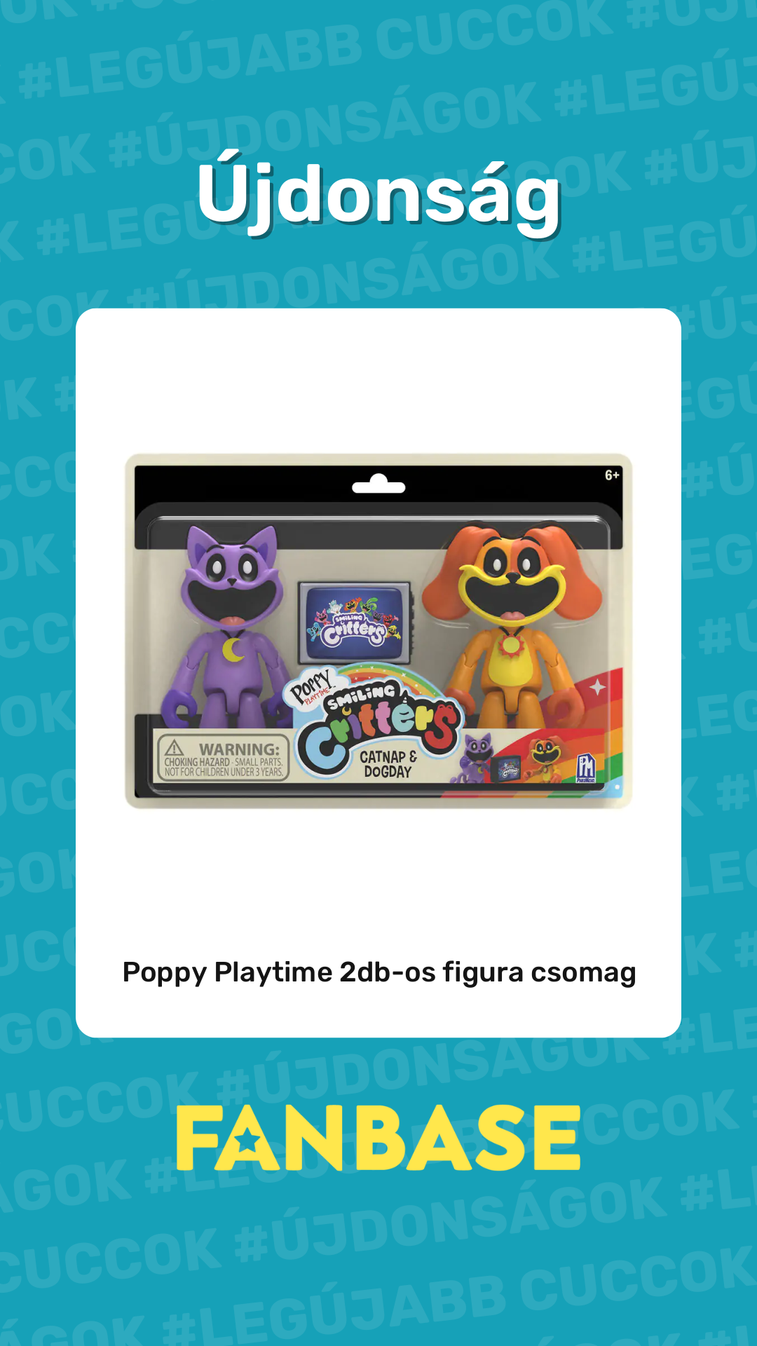 Újdonság: Poppy Playtime 2db-os figura csomag