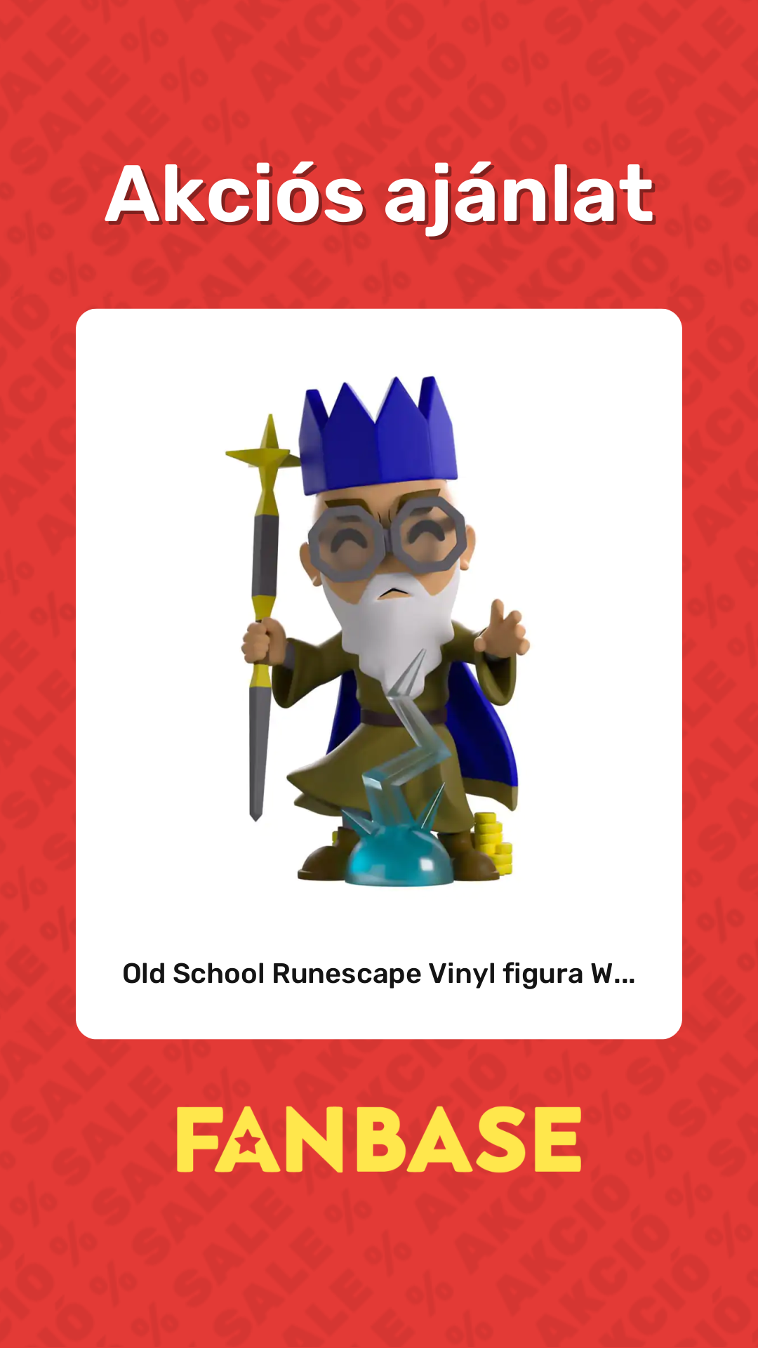 Akciós ajánlat: Old School Runescape Vinyl figura W...