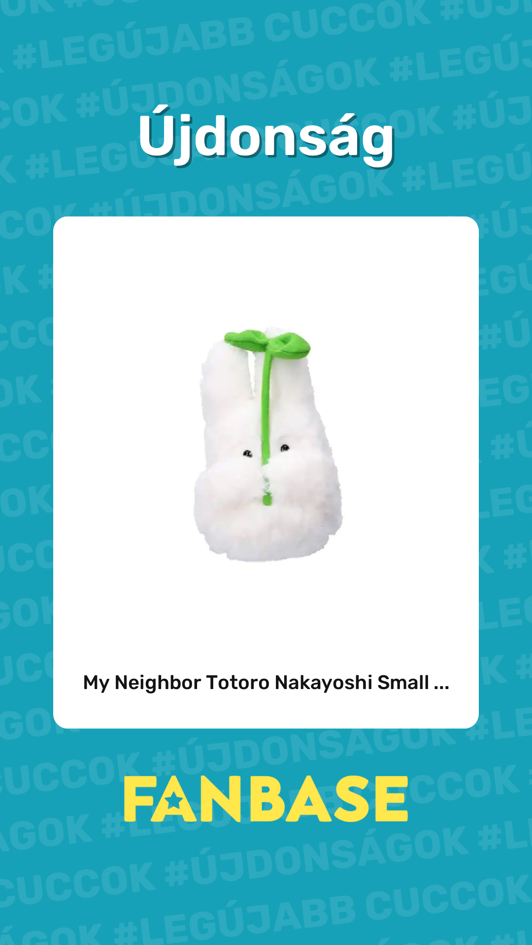 Újdonság: My Neighbor Totoro Nakayoshi Small ...
