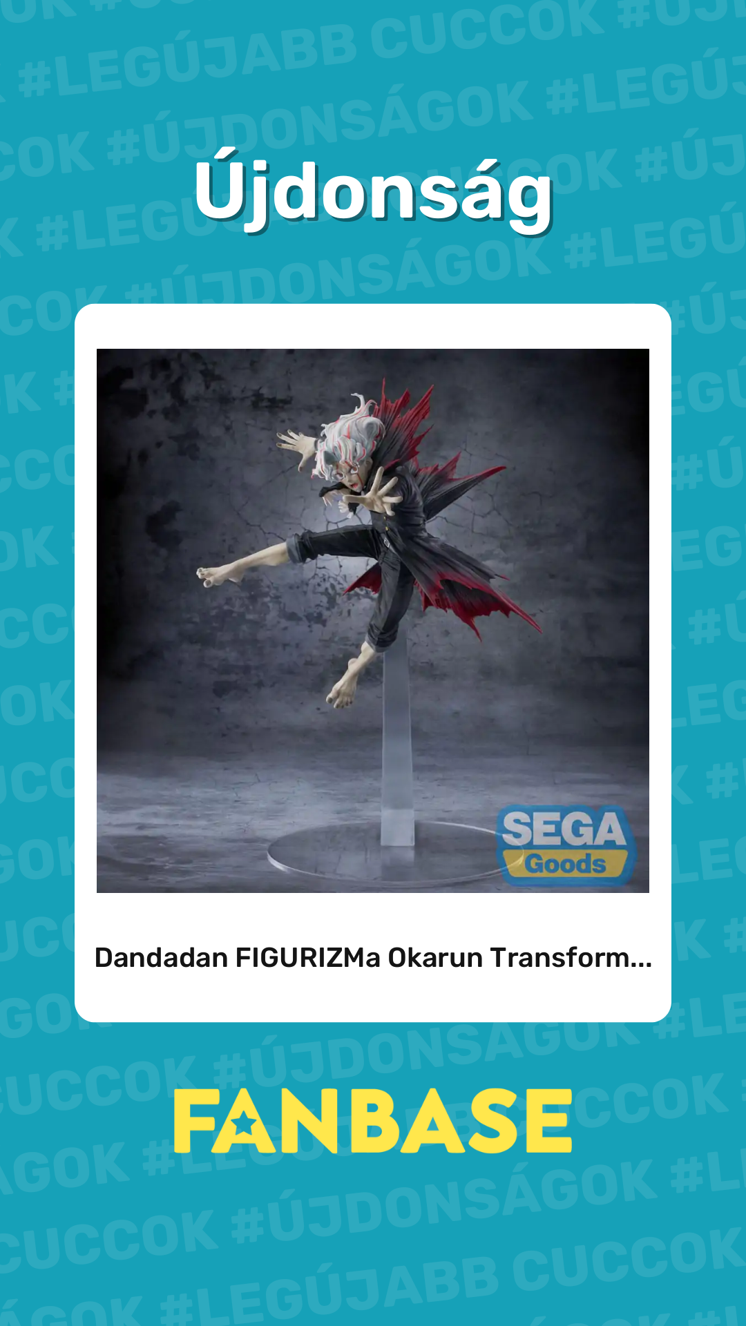 Újdonság: Dandadan FIGURIZMa Okarun Transform...