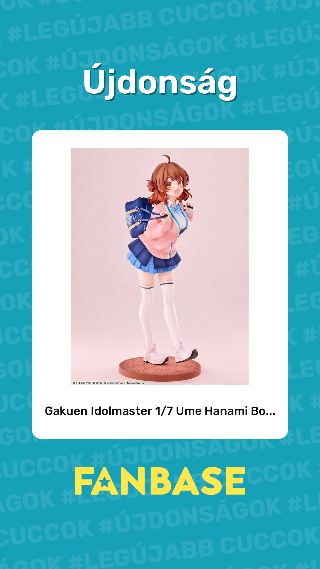 Újdonság: Gakuen Idolmaster 1/7 Ume Hanami Bo...
