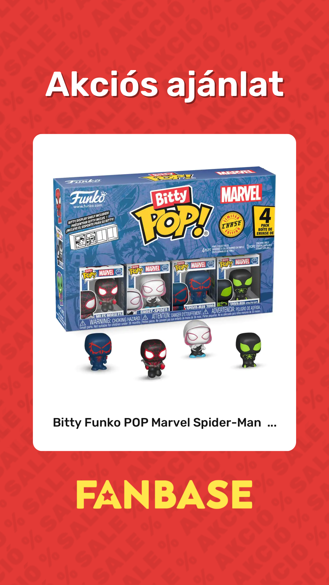 Akciós ajánlat: Bitty Funko POP Marvel Spider-Man  ...