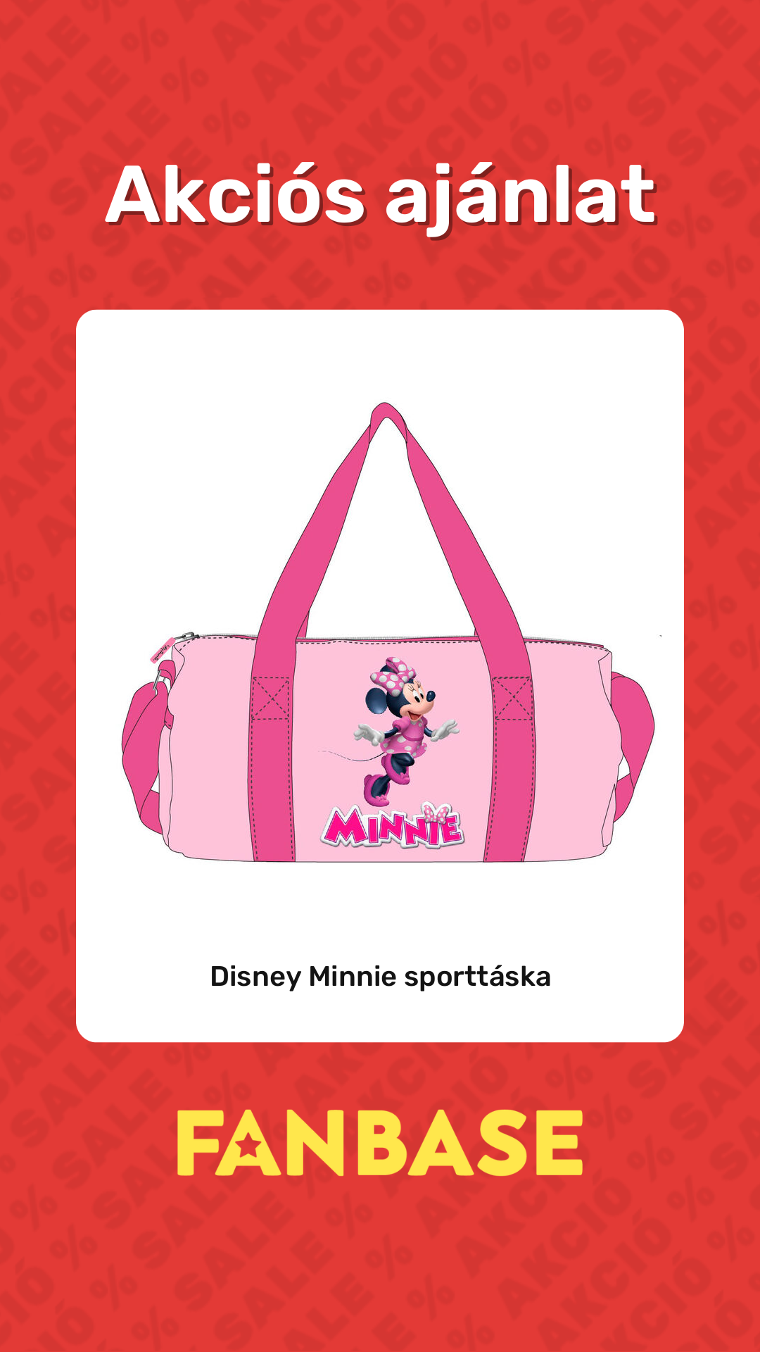 Akciós ajánlat: Disney Minnie sporttáska