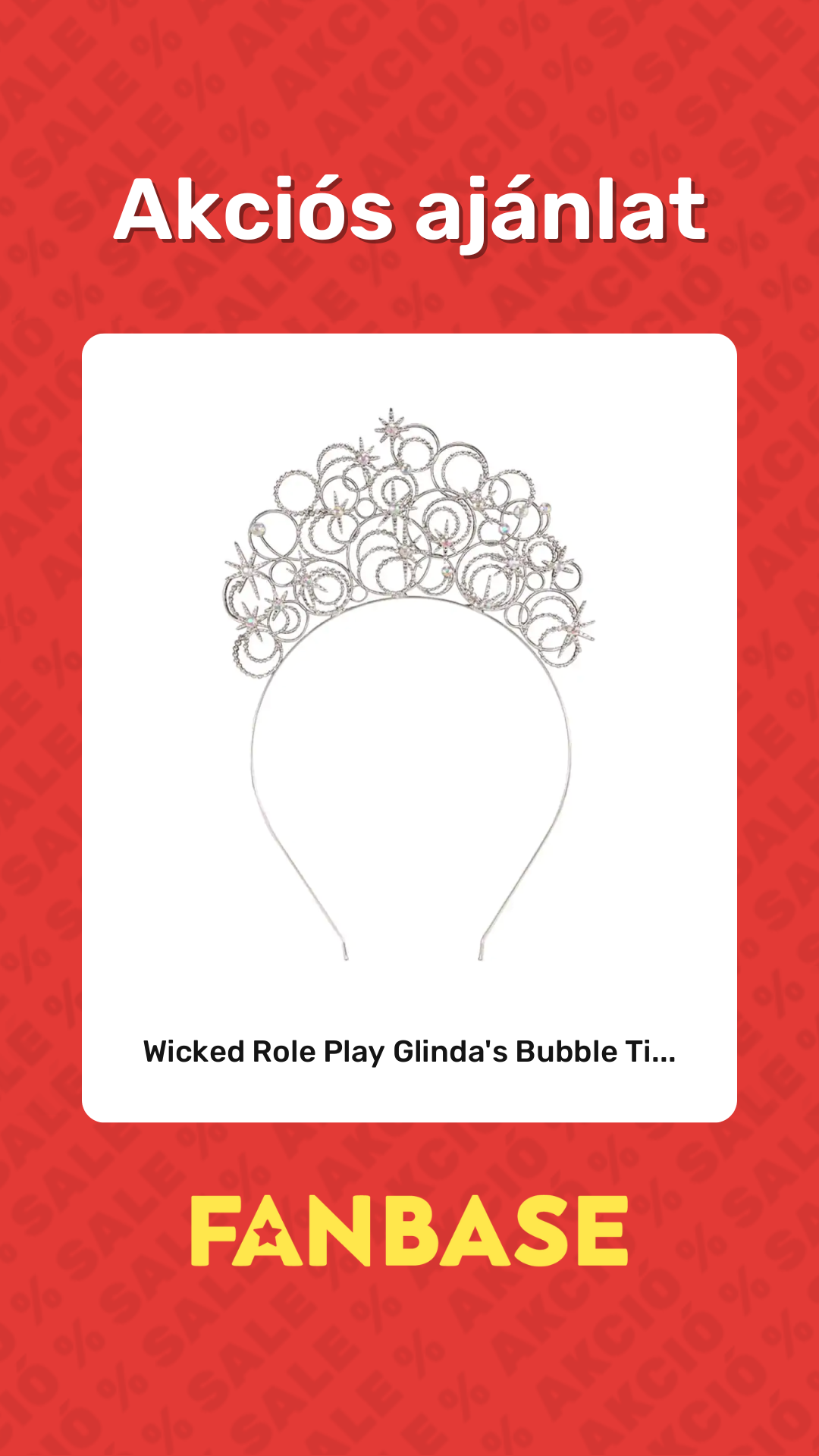 Akciós ajánlat: Wicked Role Play Glinda's Bubble Ti...