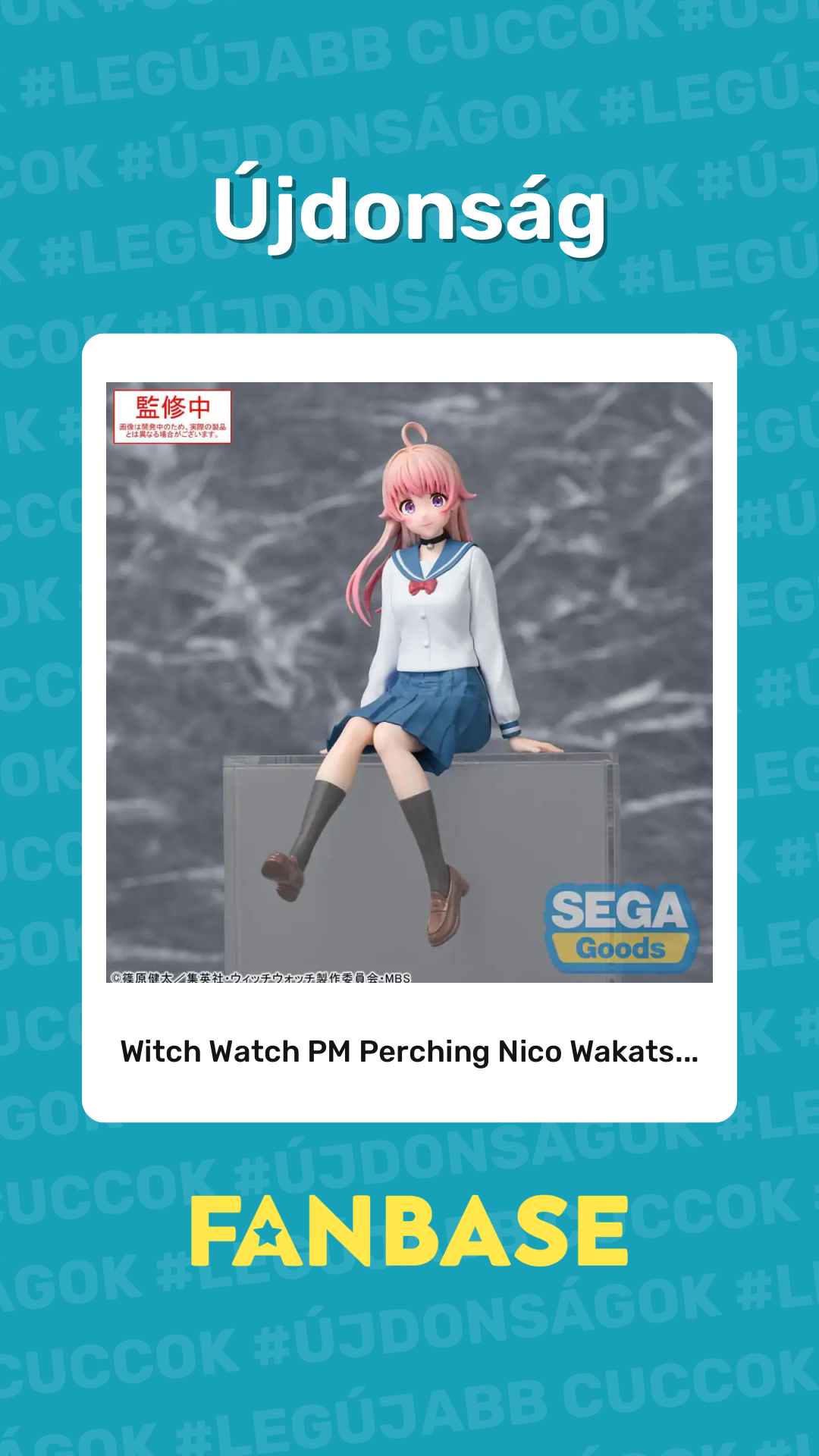 Újdonság: Witch Watch PM Perching Nico Wakats...