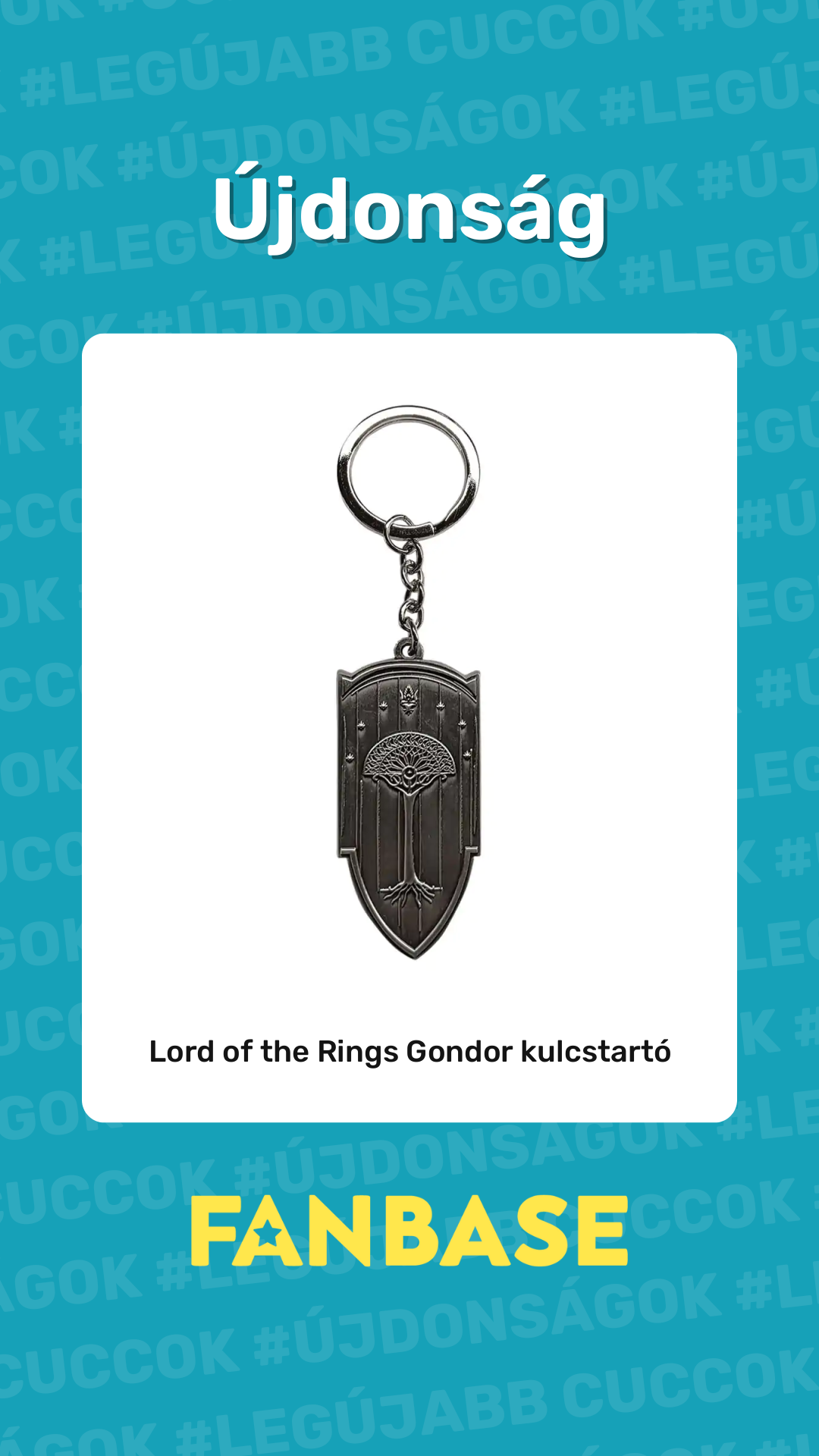 Újdonság: Lord of the Rings Gondor kulcstartó