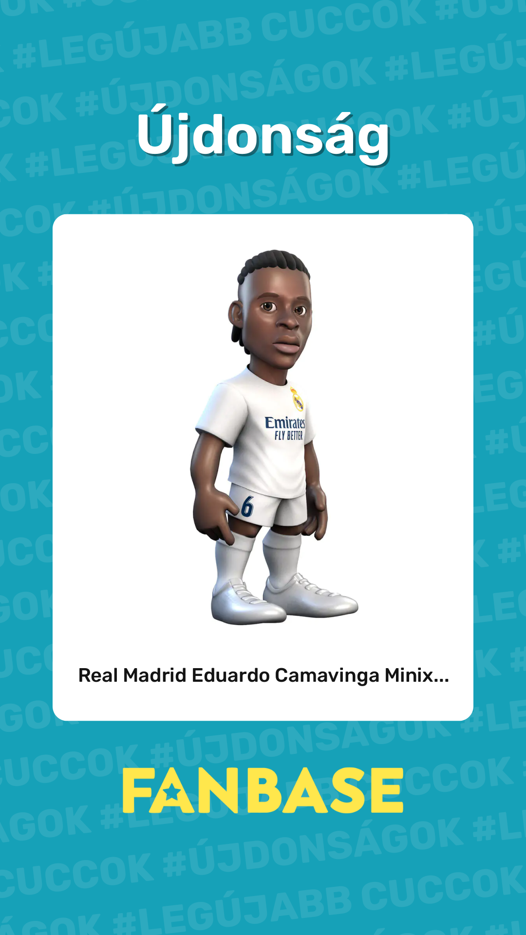 Újdonság: Real Madrid Eduardo Camavinga Minix...
