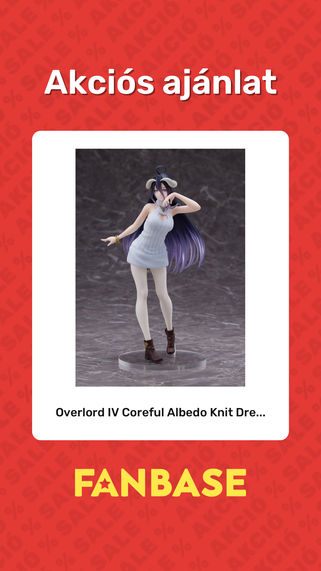 Akciós ajánlat: Overlord IV Coreful Albedo Knit Dre...