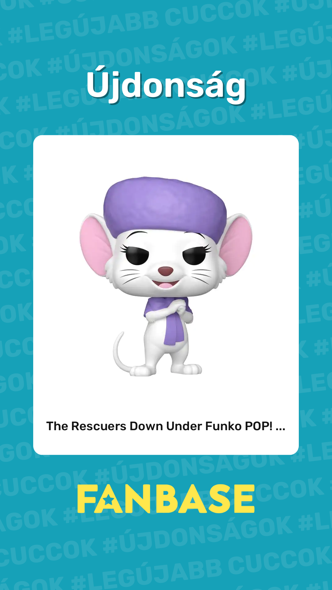 Újdonság: The Rescuers Down Under Funko POP! ...